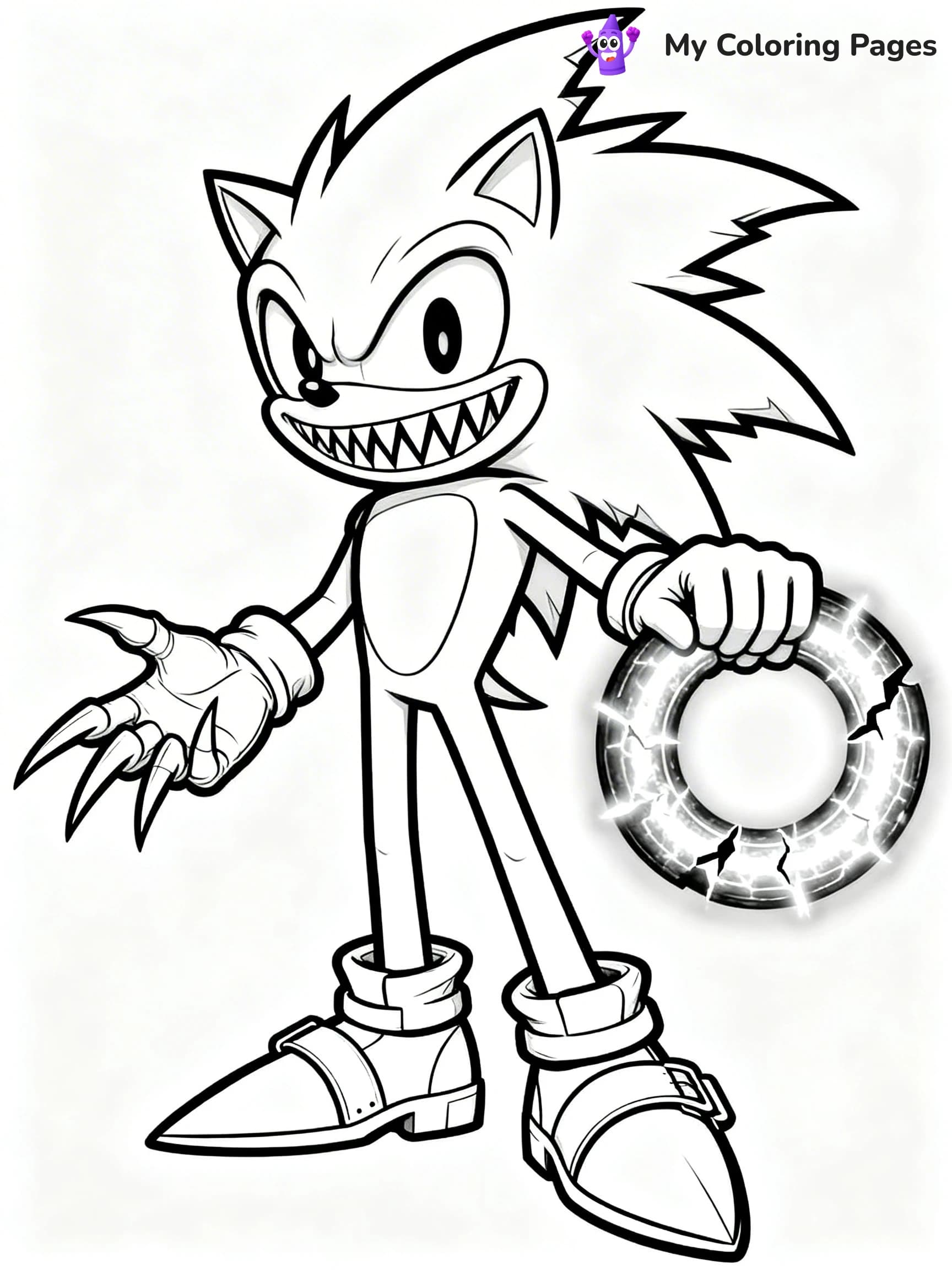 Sonic.Exe Coloring Pages - 22