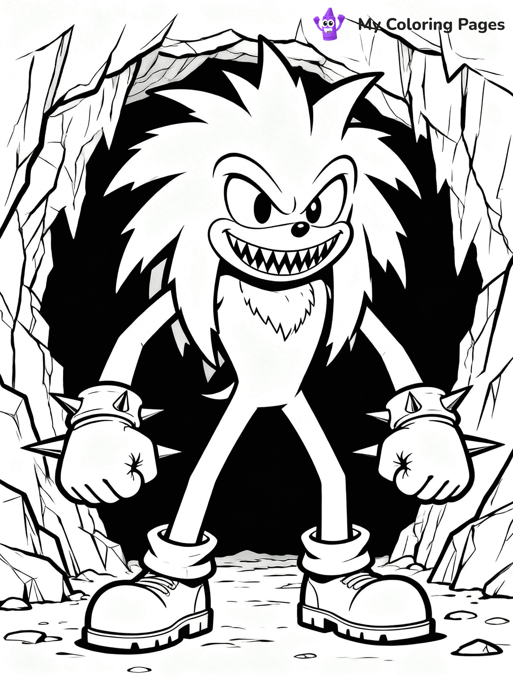 Sonic.Exe Coloring Pages - 12