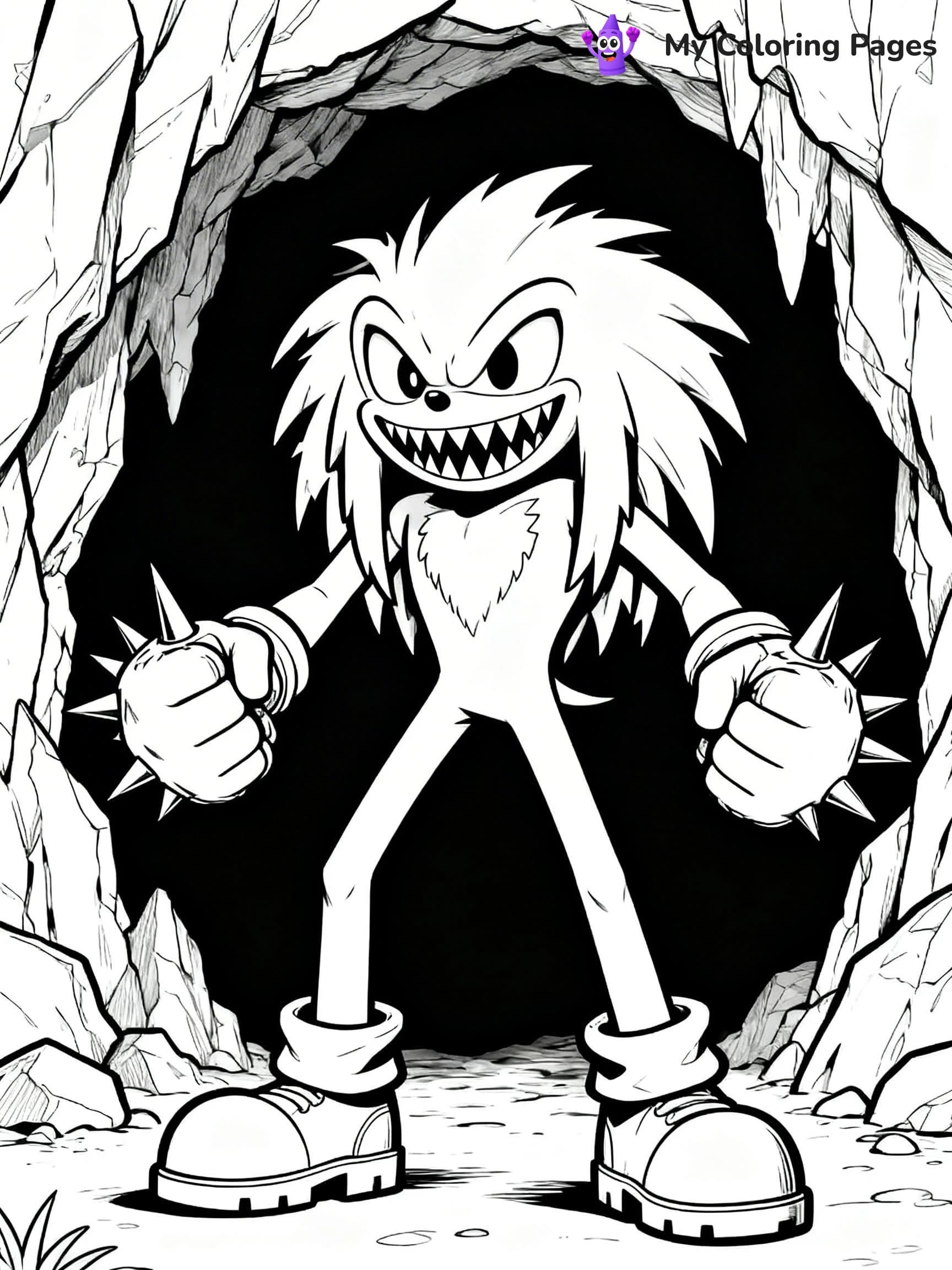 Sonic.Exe Coloring Pages - 16