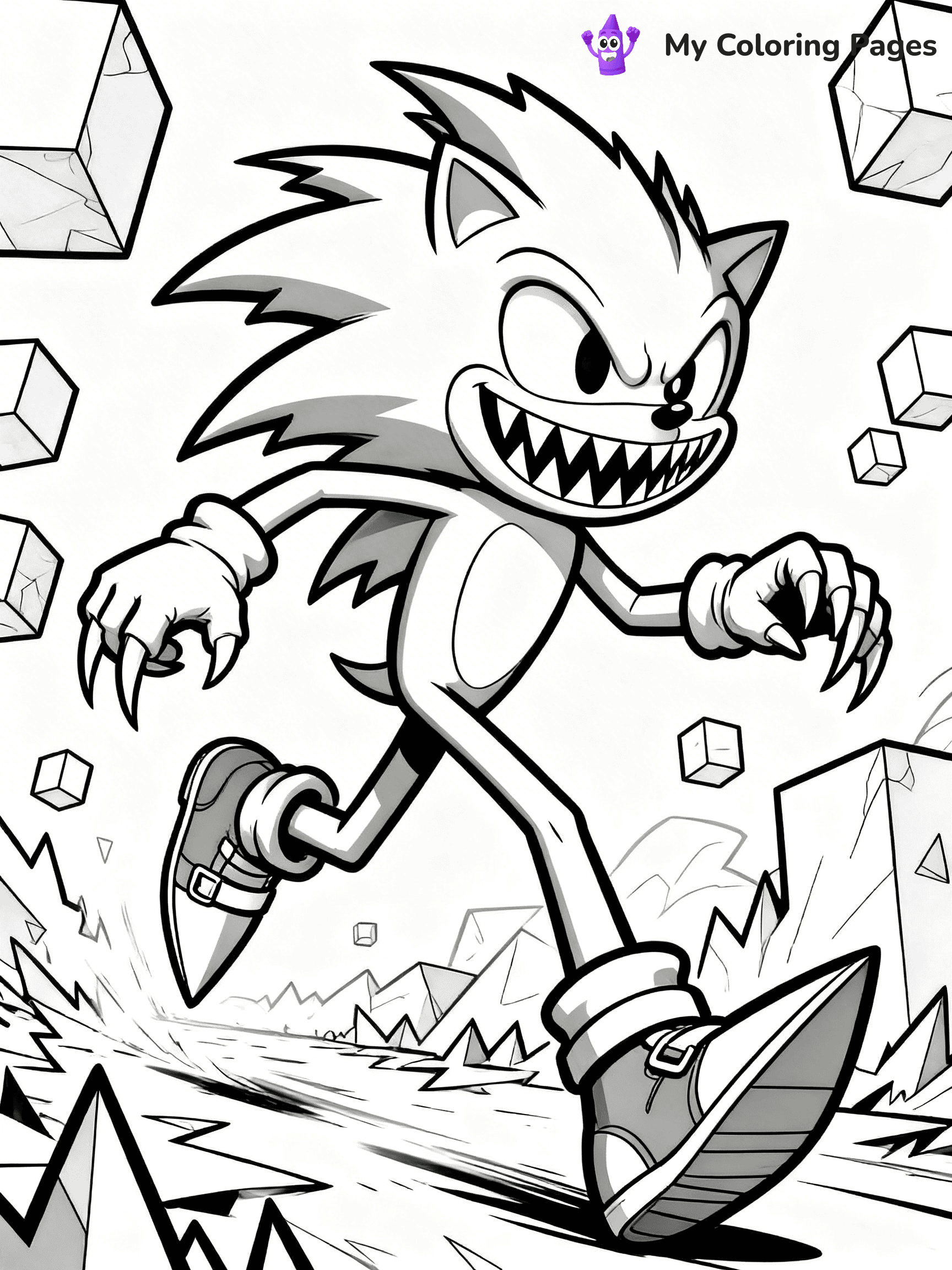 Sonic.Exe Coloring Pages - 5