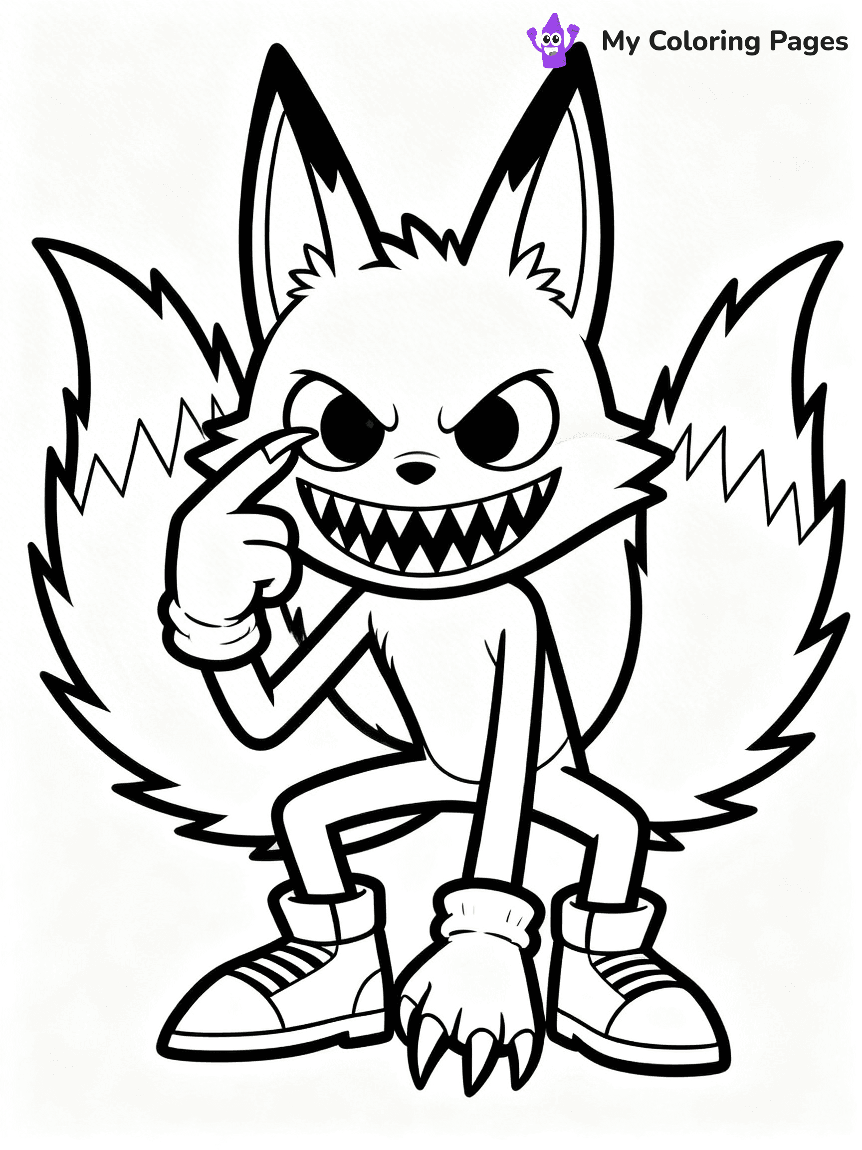 Sonic.Exe Coloring Pages - 3