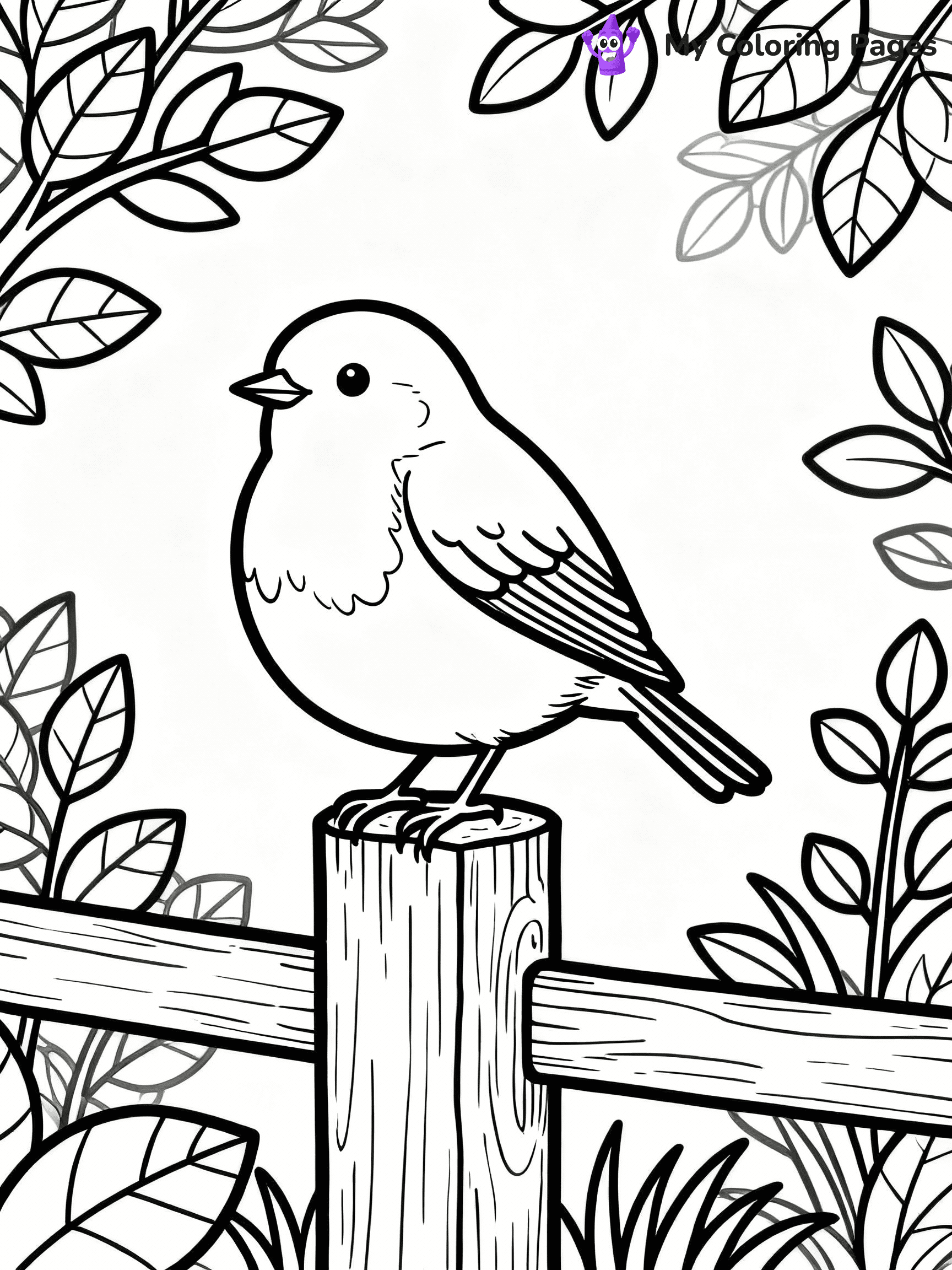 Bird Coloring Pages - 39