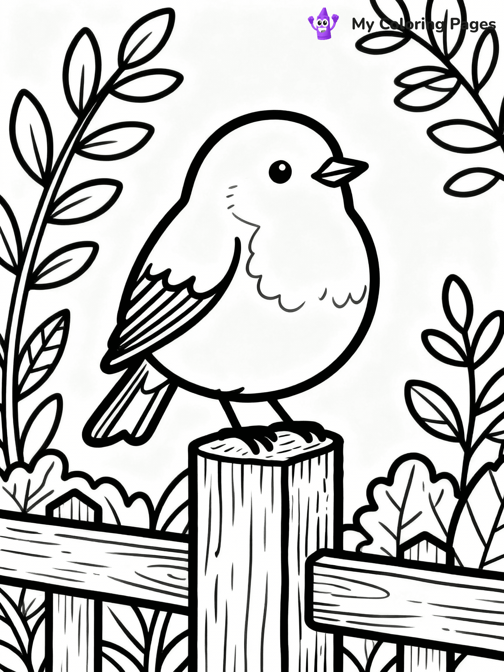 Bird Coloring Pages - 38