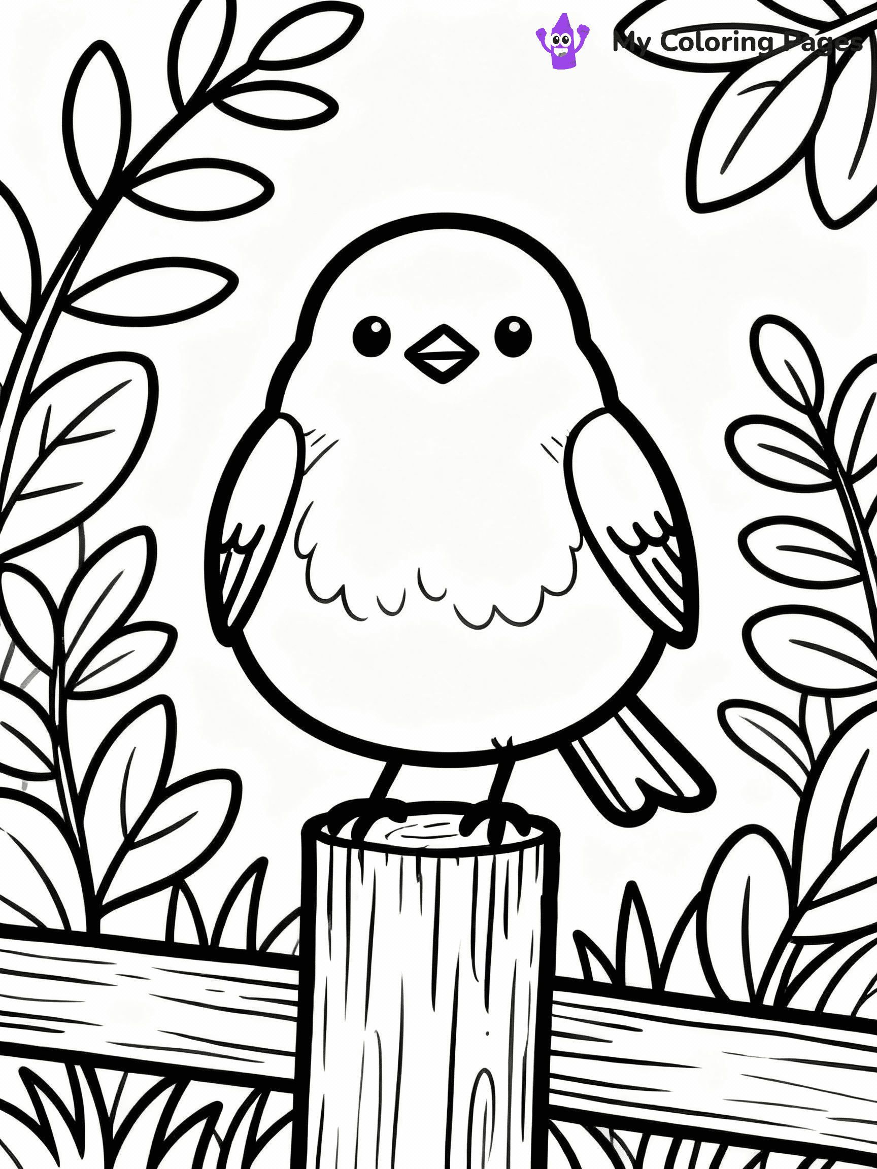 Bird Coloring Pages - 36
