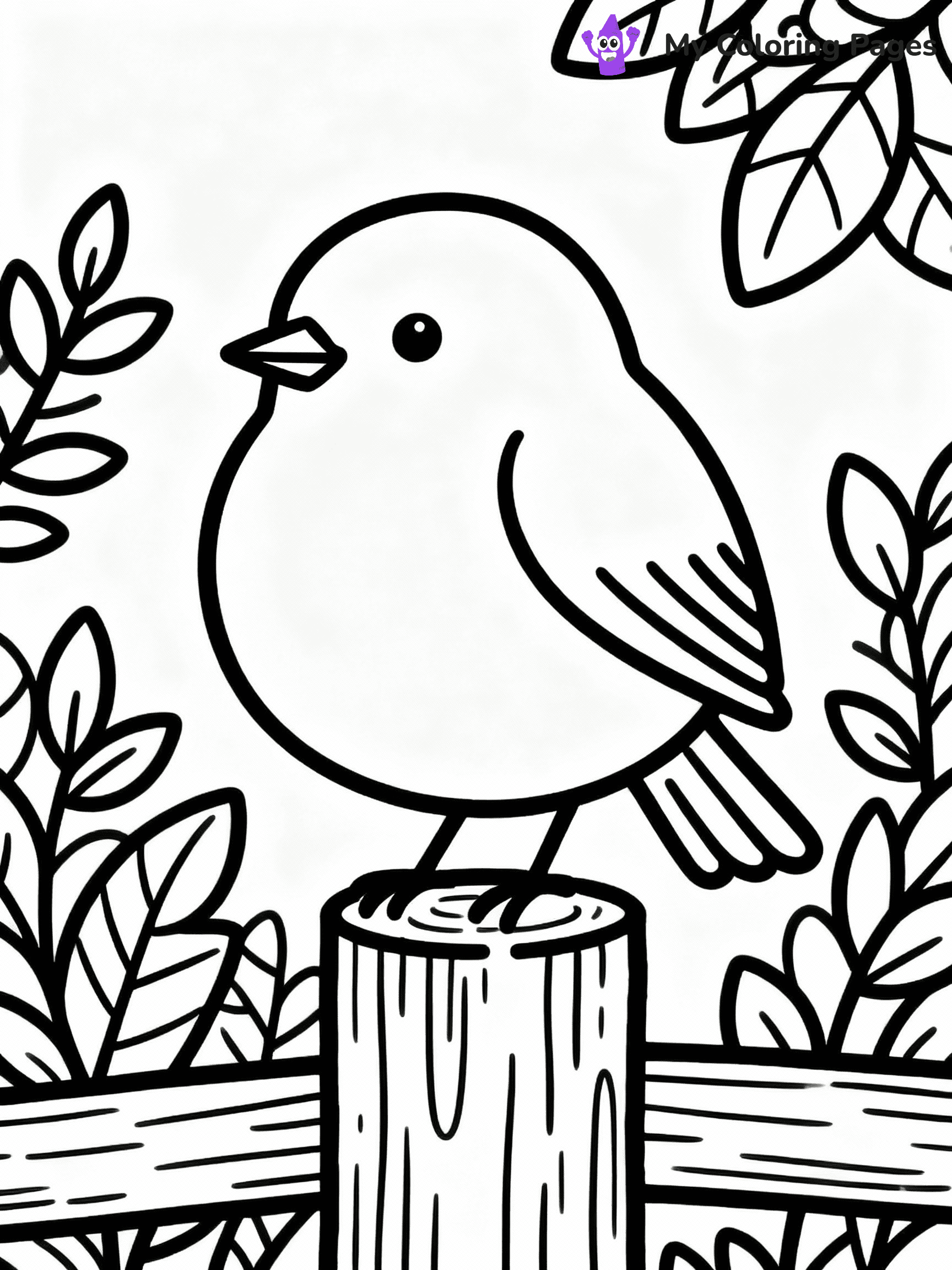 Bird Coloring Pages - 34