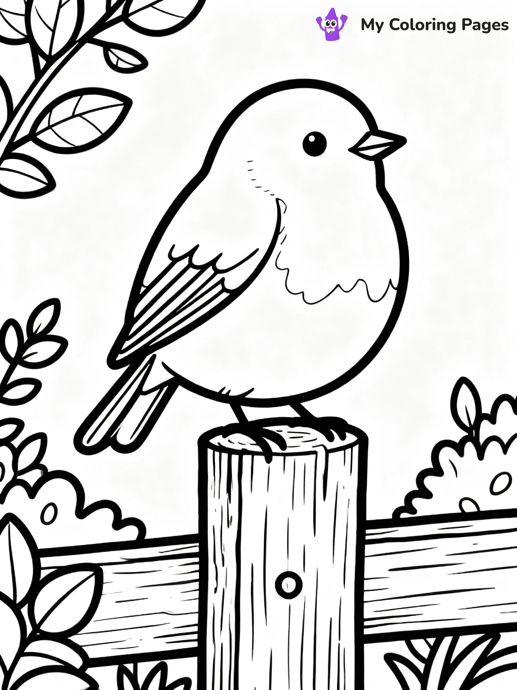 Bird Coloring Pages - 32