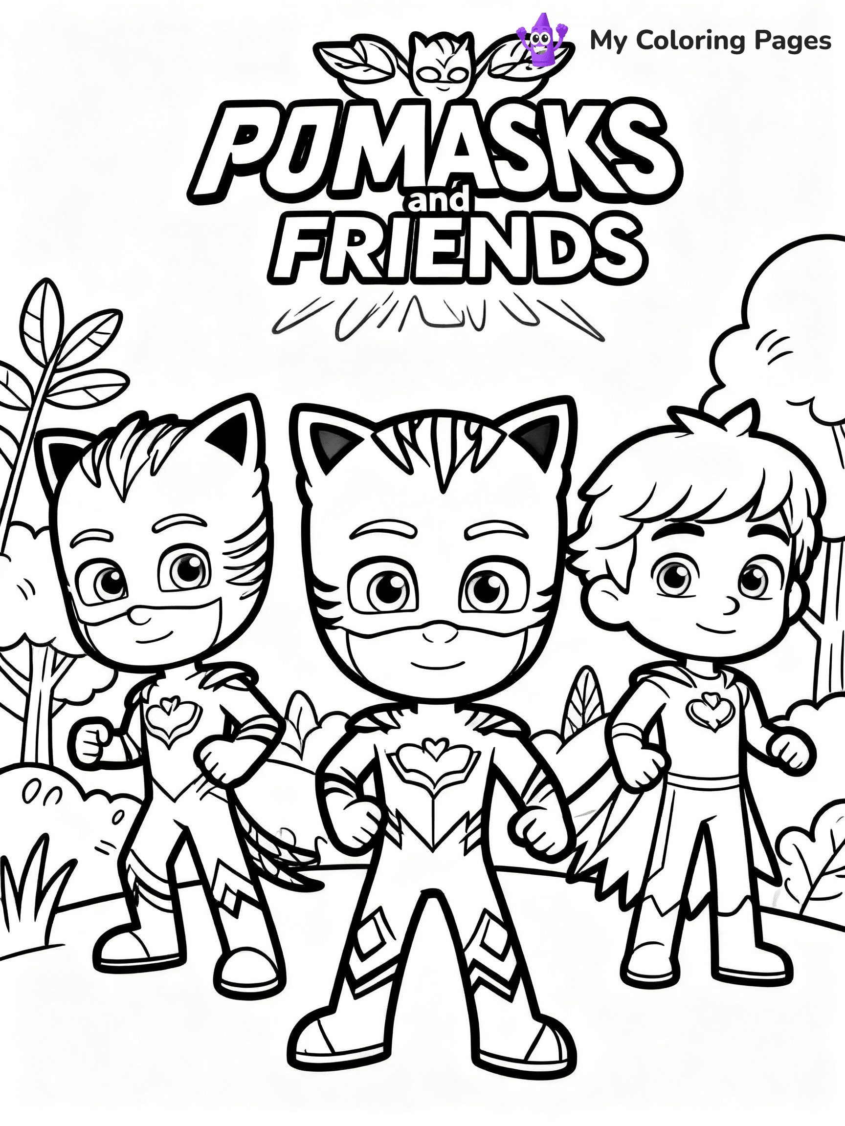 PJ Masks Coloring Pages - 21