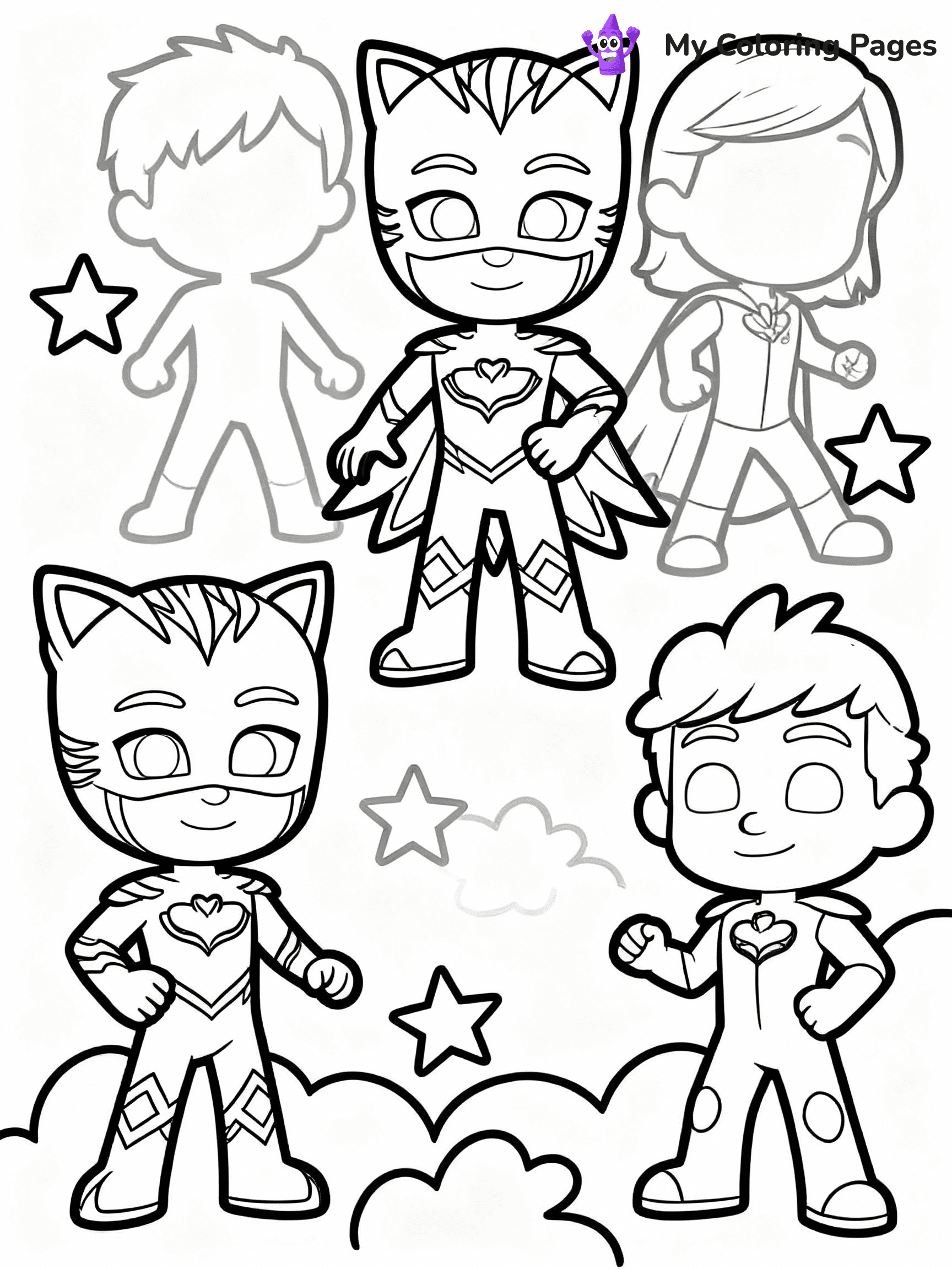 PJ Masks Coloring Pages - 20