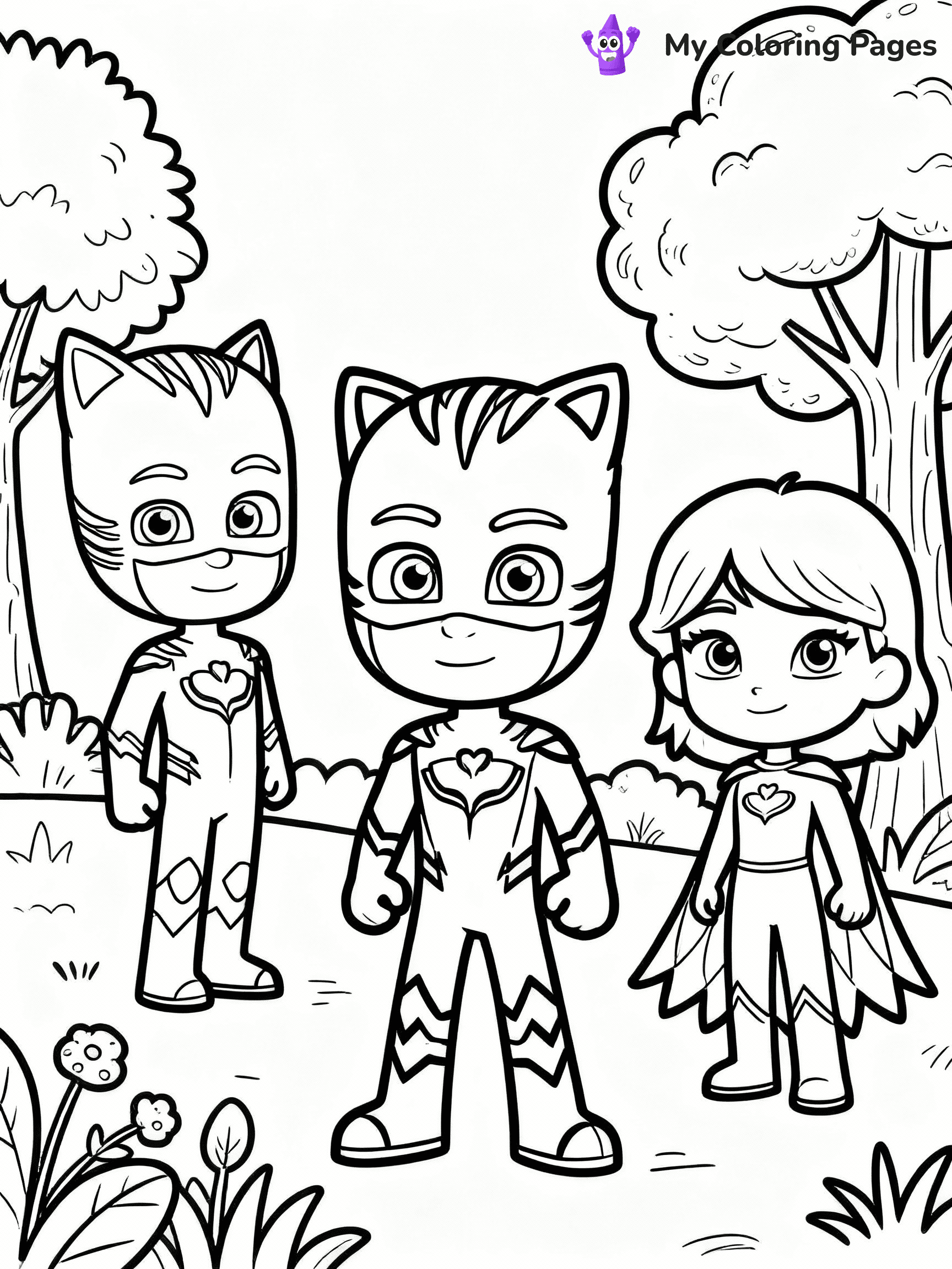 PJ Masks Coloring Pages - 19