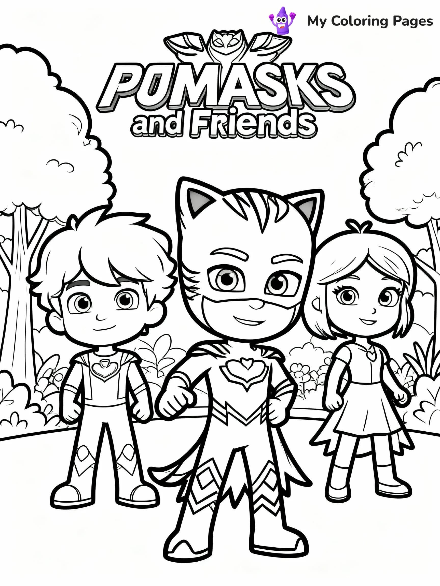 PJ Masks Coloring Pages - 16