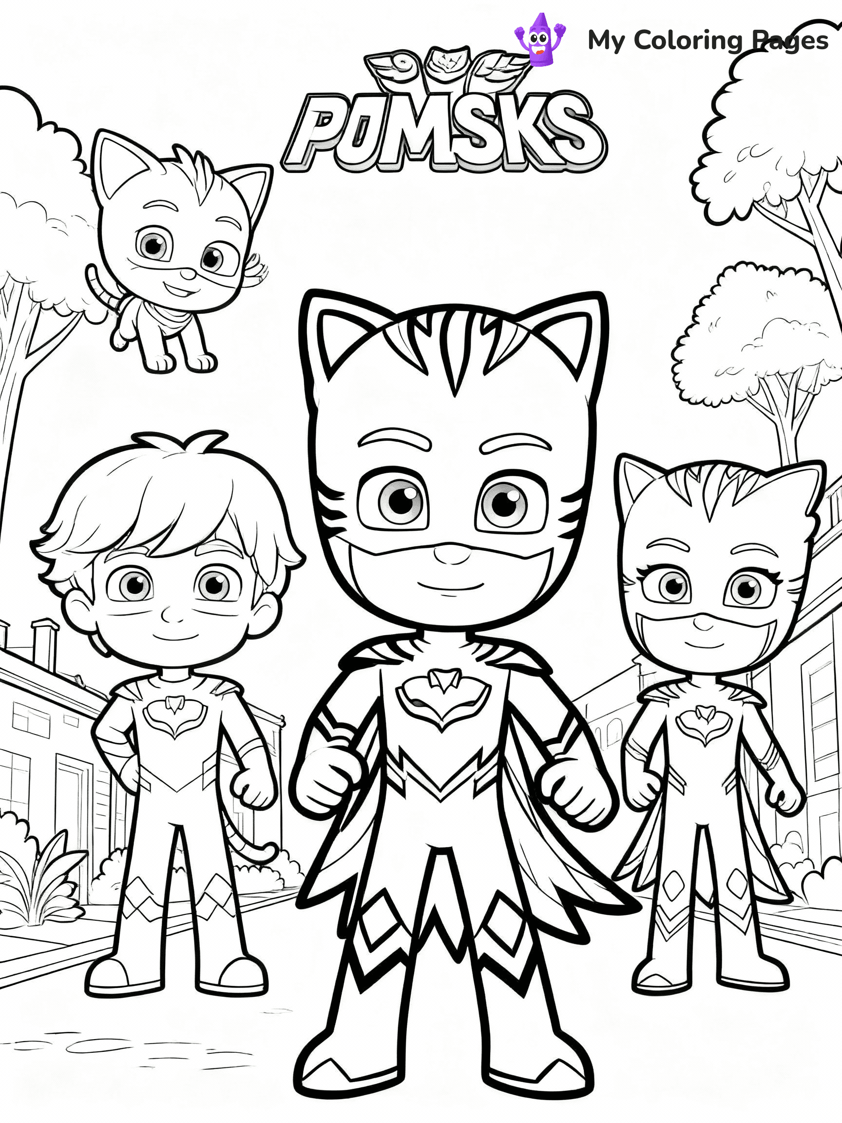 PJ Masks Coloring Pages - 15