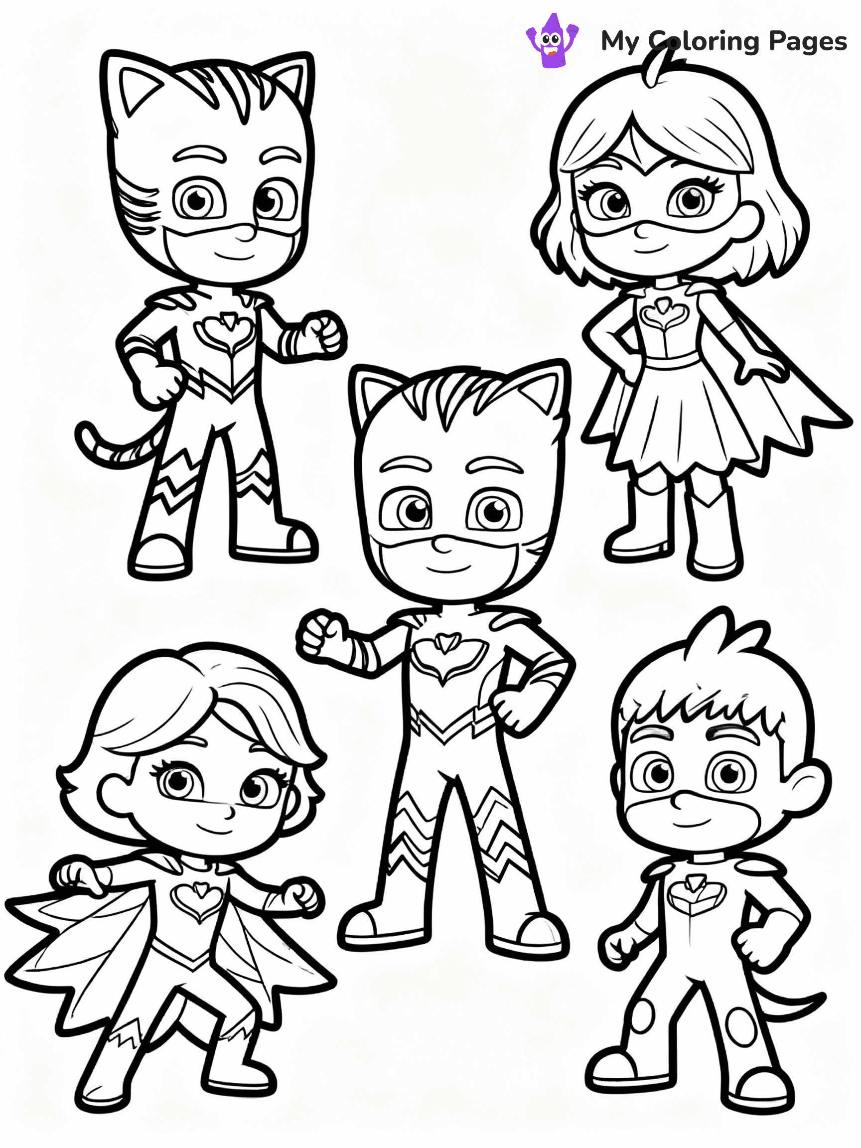 PJ Masks Coloring Pages - 13