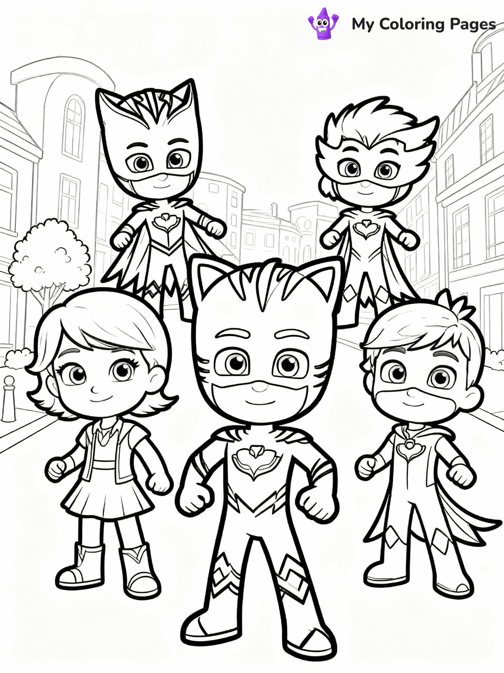 PJ Masks Coloring Pages - 12