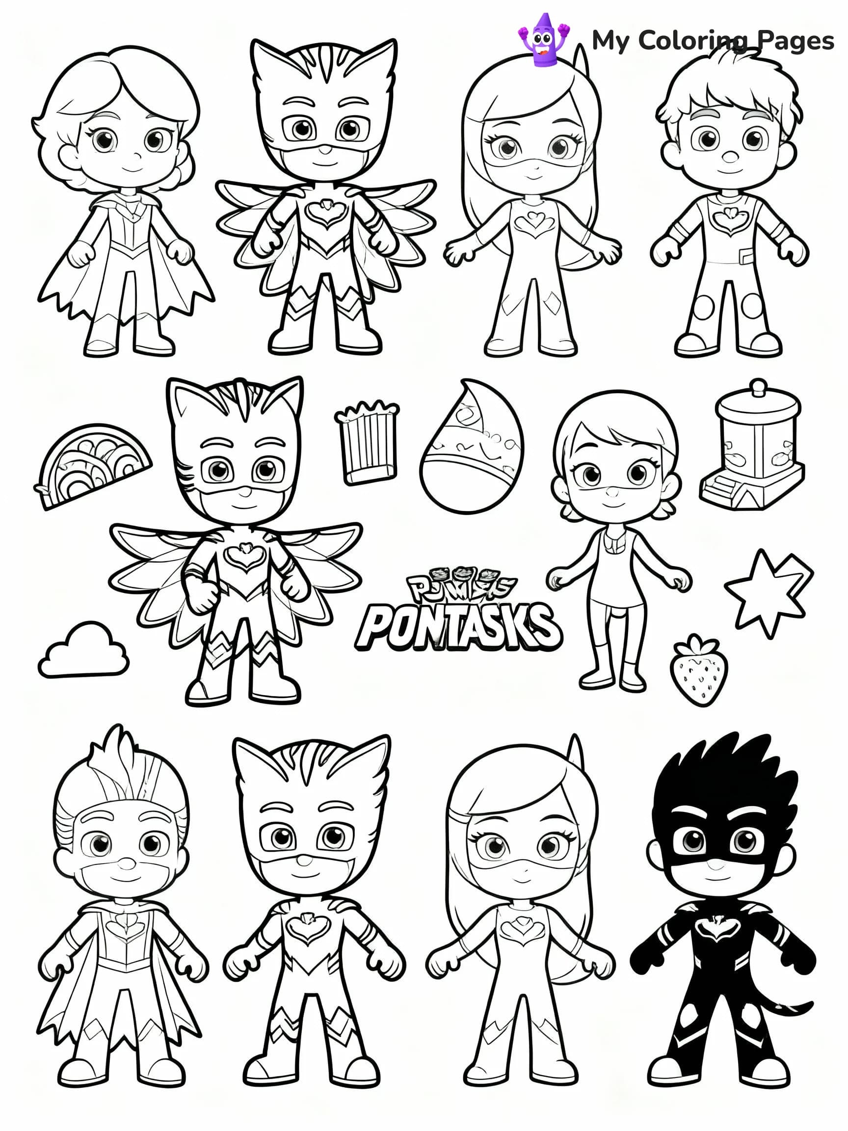 PJ Masks Coloring Pages - 11