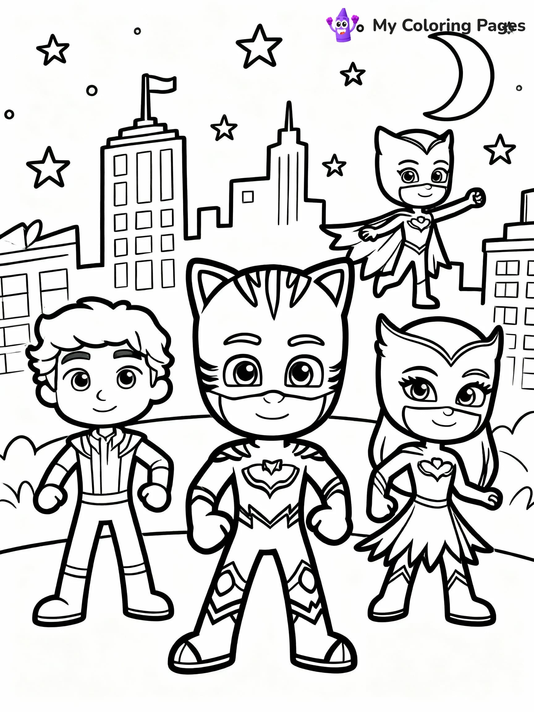 PJ Masks Coloring Pages - 10