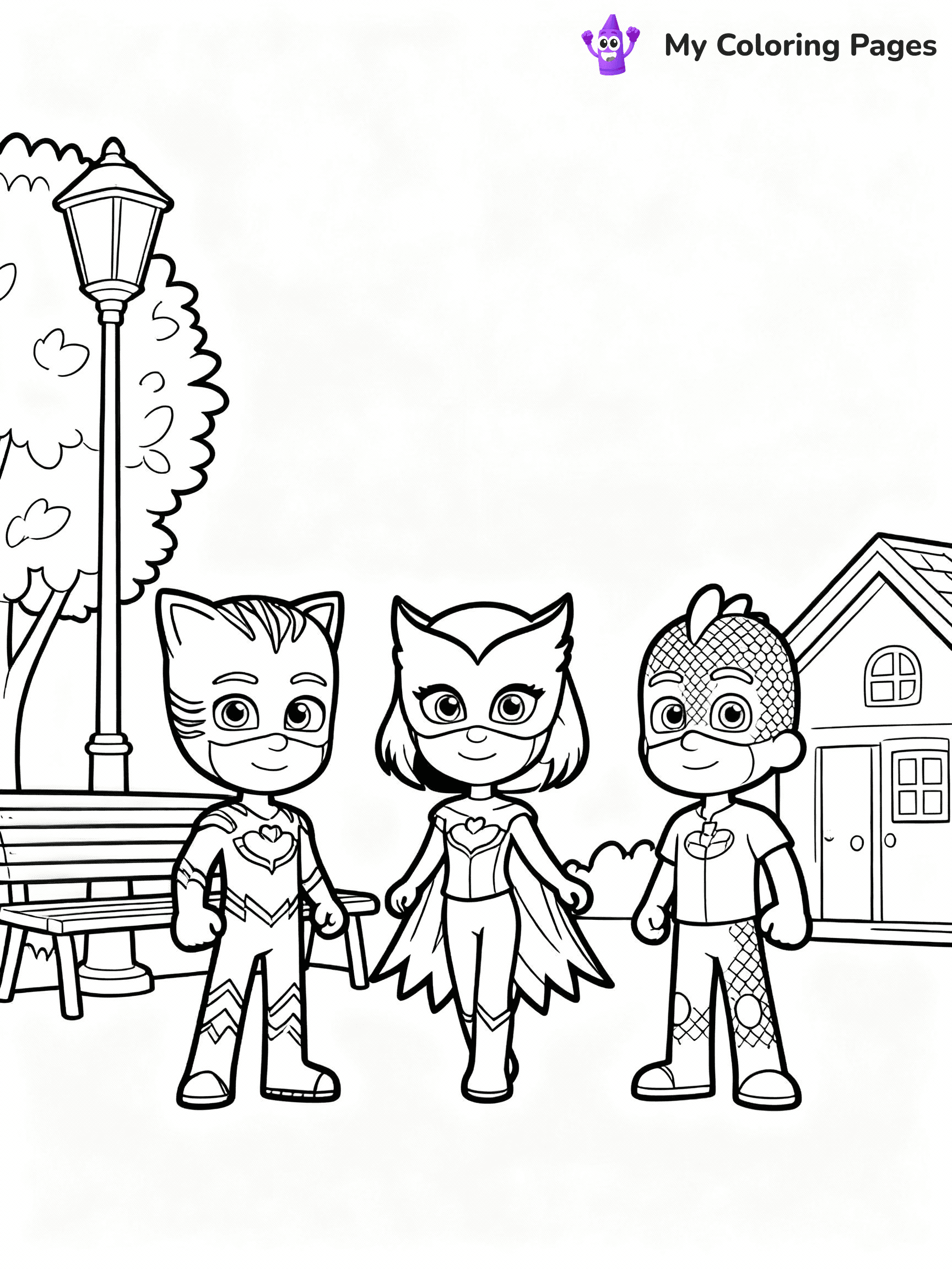 PJ Masks Coloring Pages - 7