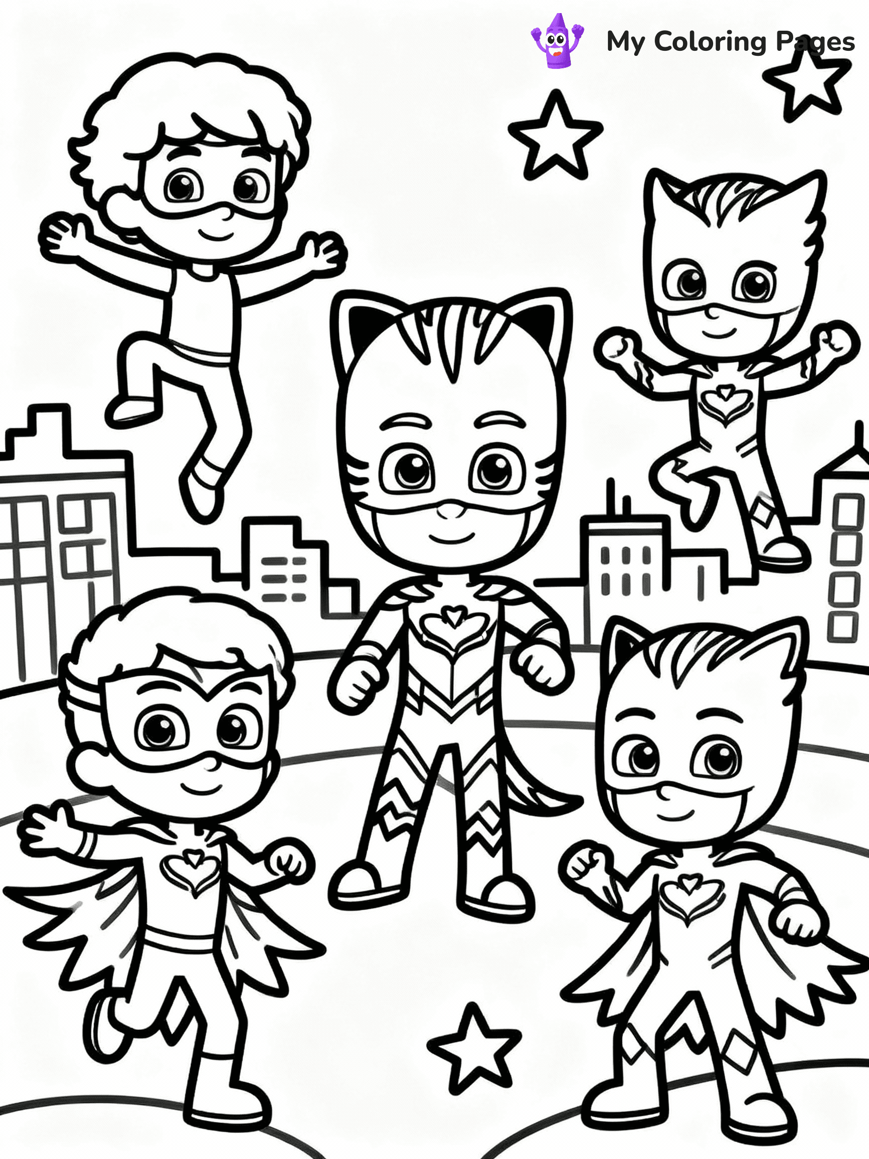 PJ Masks Coloring Pages - 5