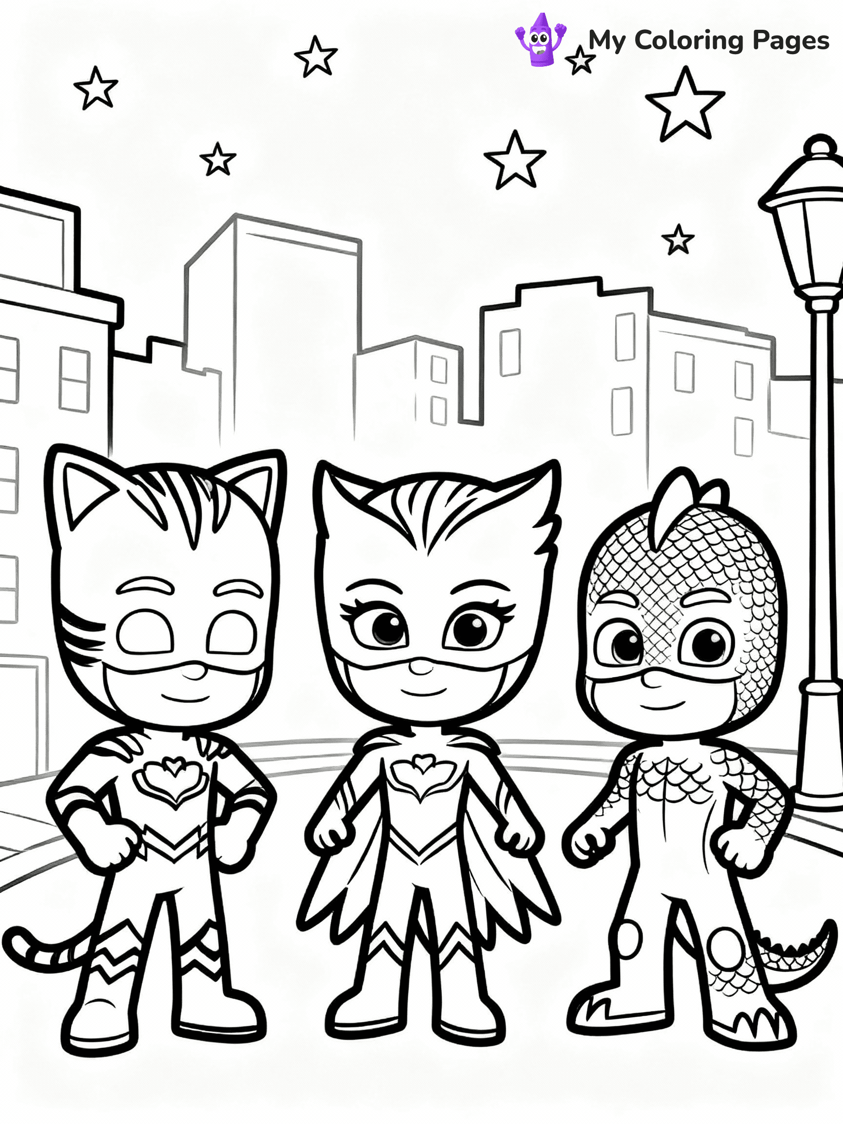 PJ Masks Coloring Pages - 3
