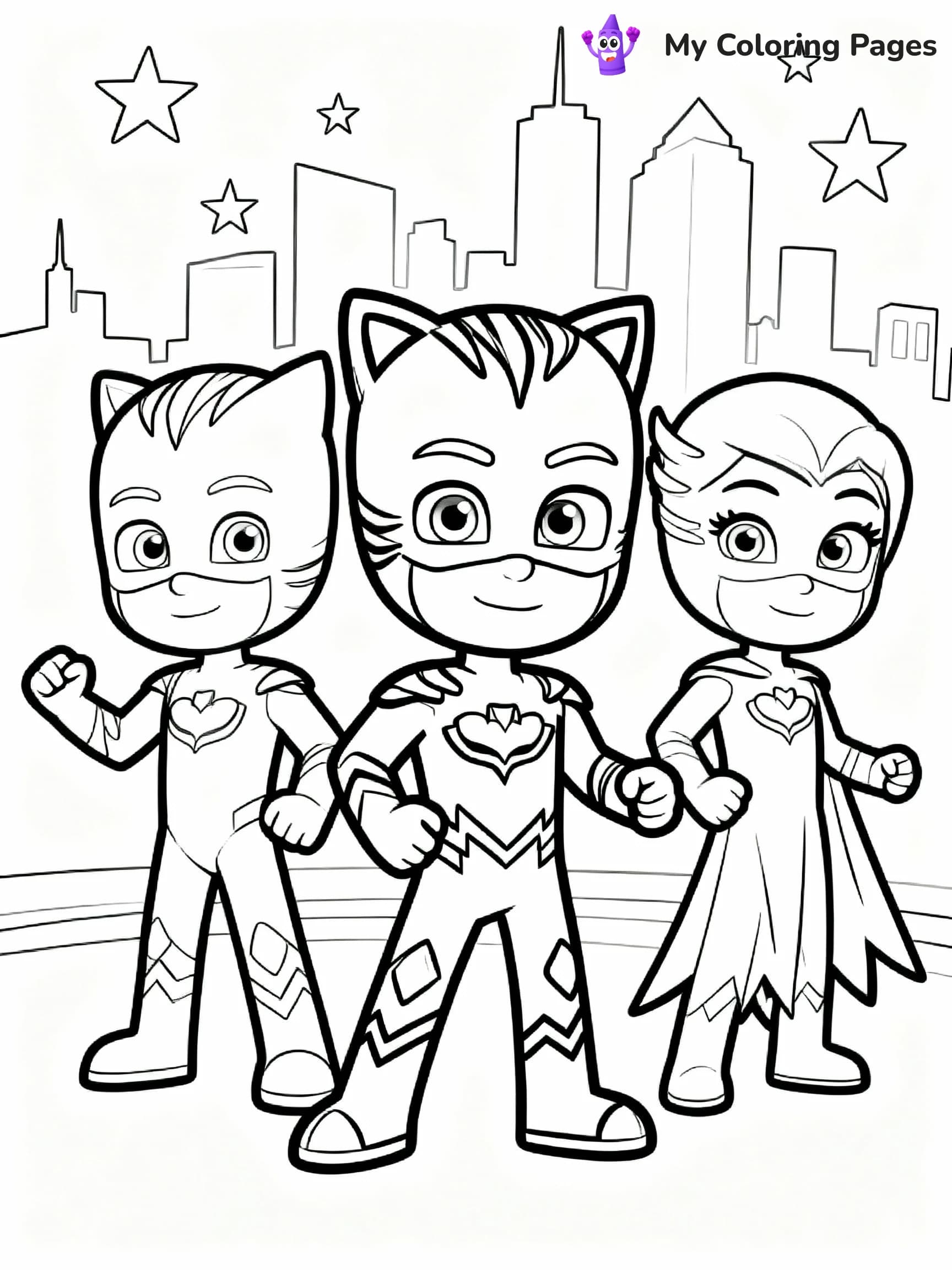 PJ Masks Coloring Pages - 2