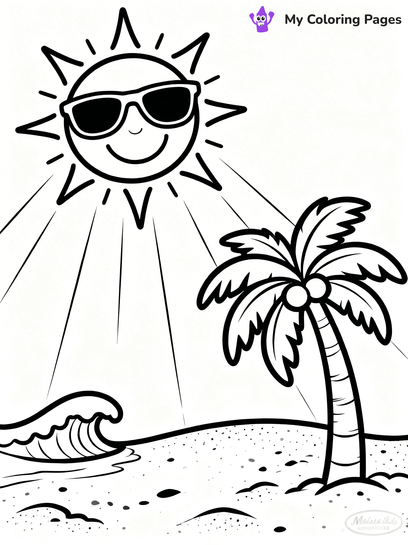 End Of Summer Coloring Pages - 3