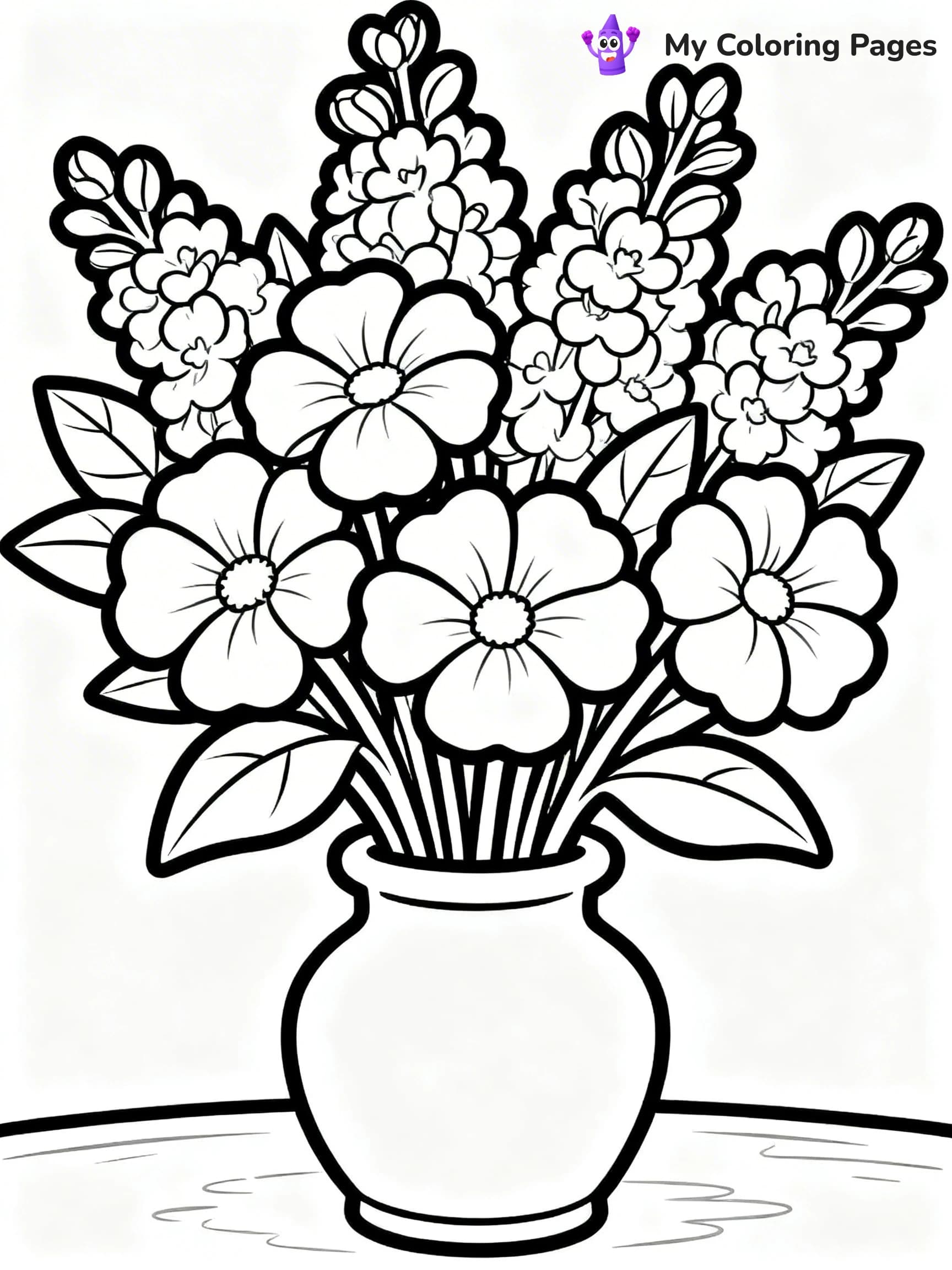 Violet Coloring Pages - 23