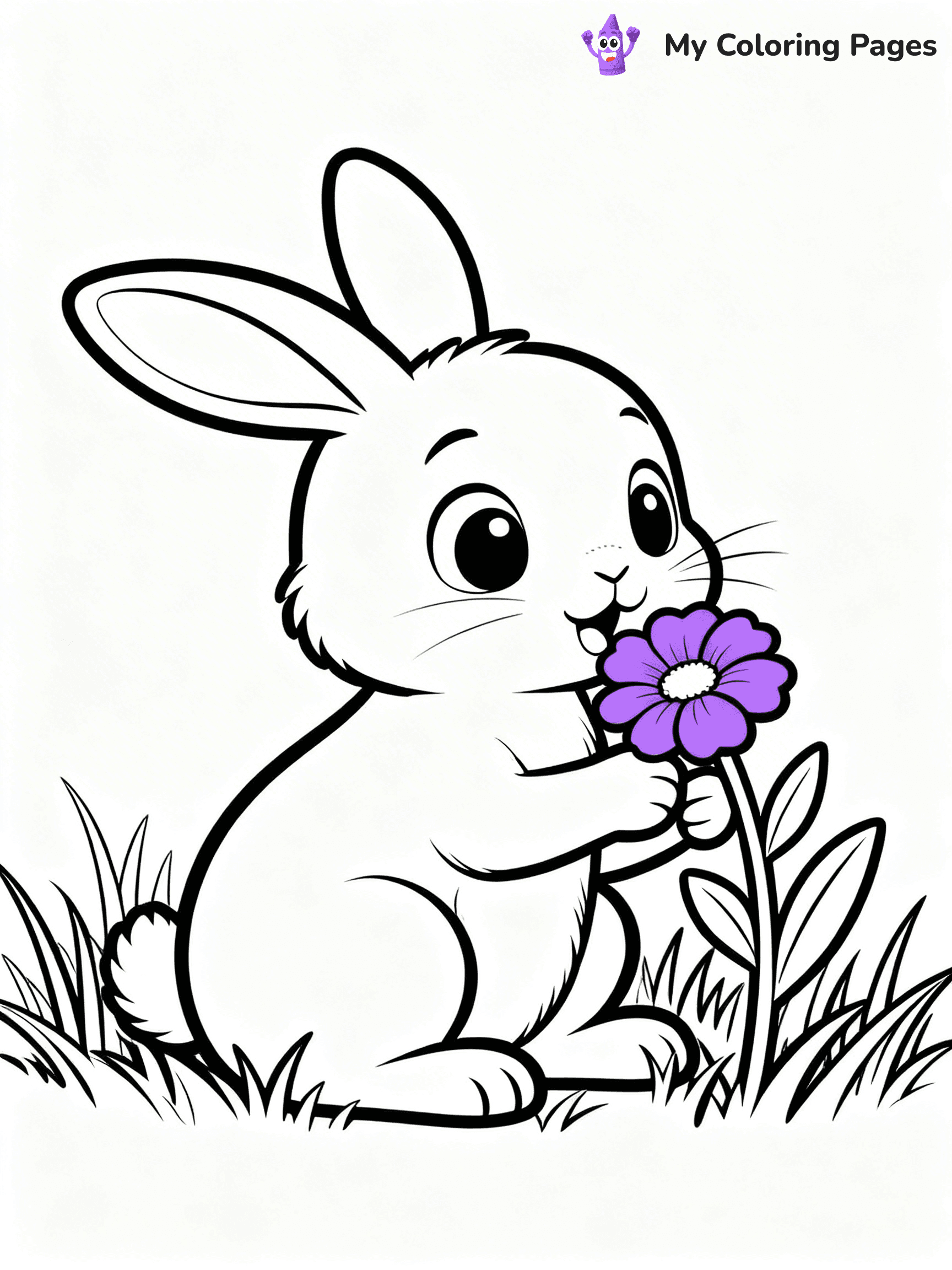 Violet Coloring Pages - 22