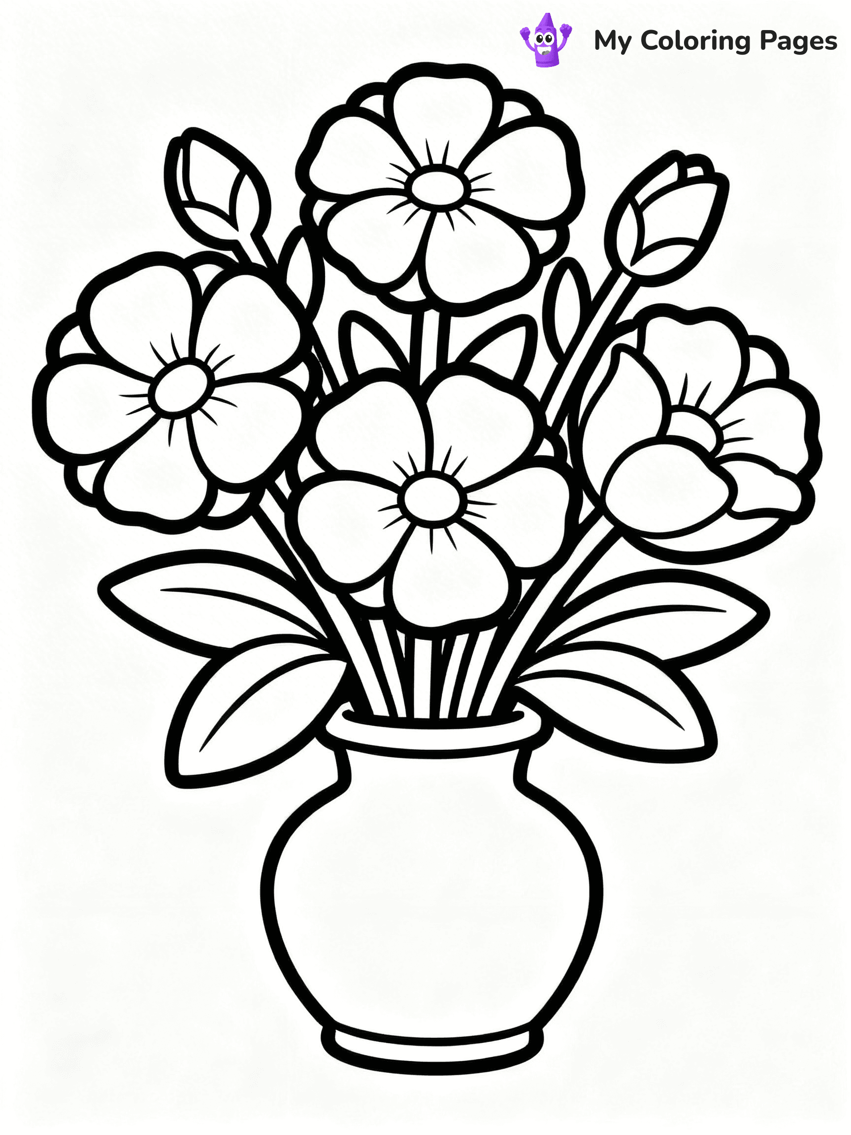 Violet Coloring Pages - 19
