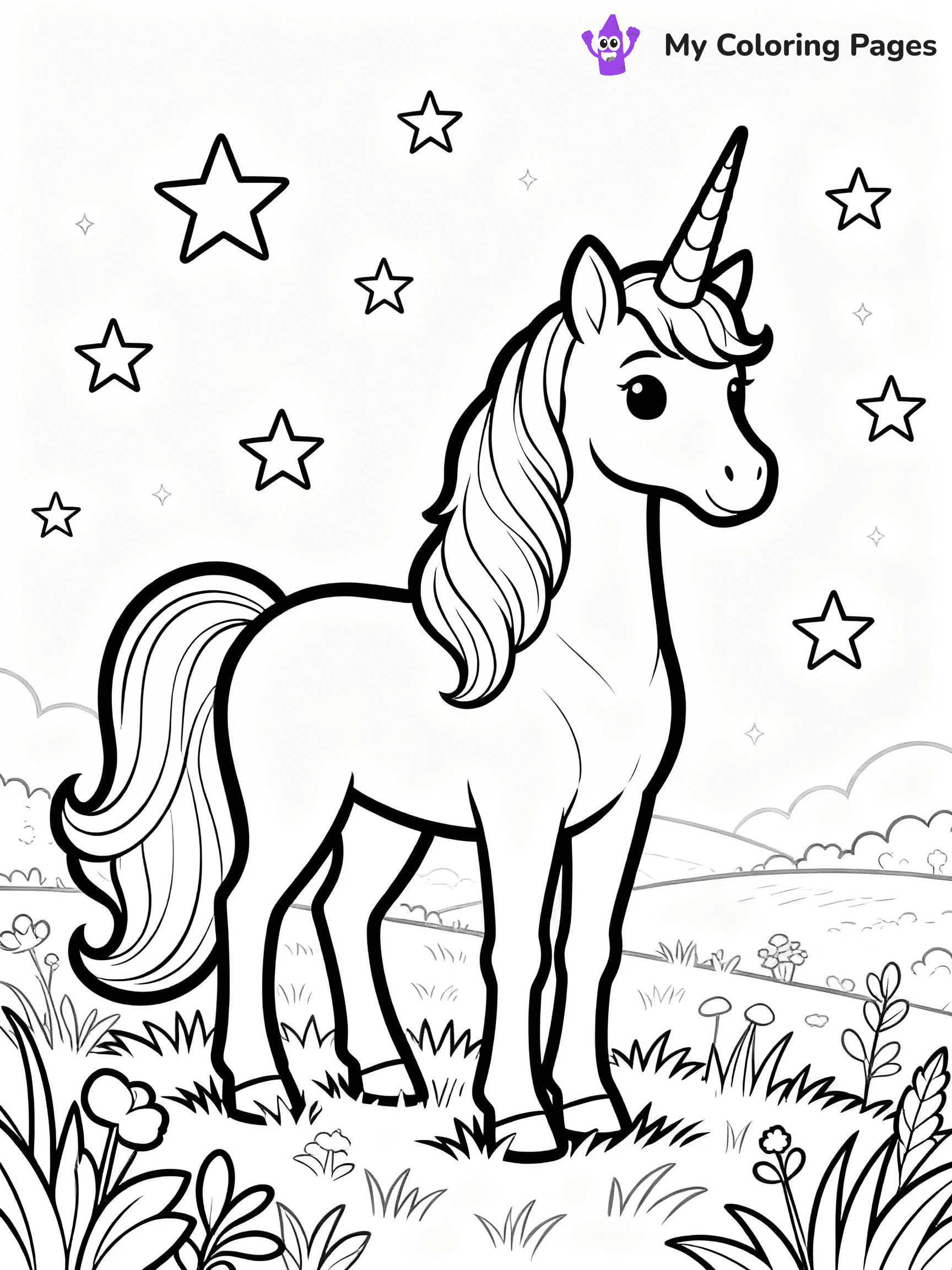 Violet Coloring Pages - 14