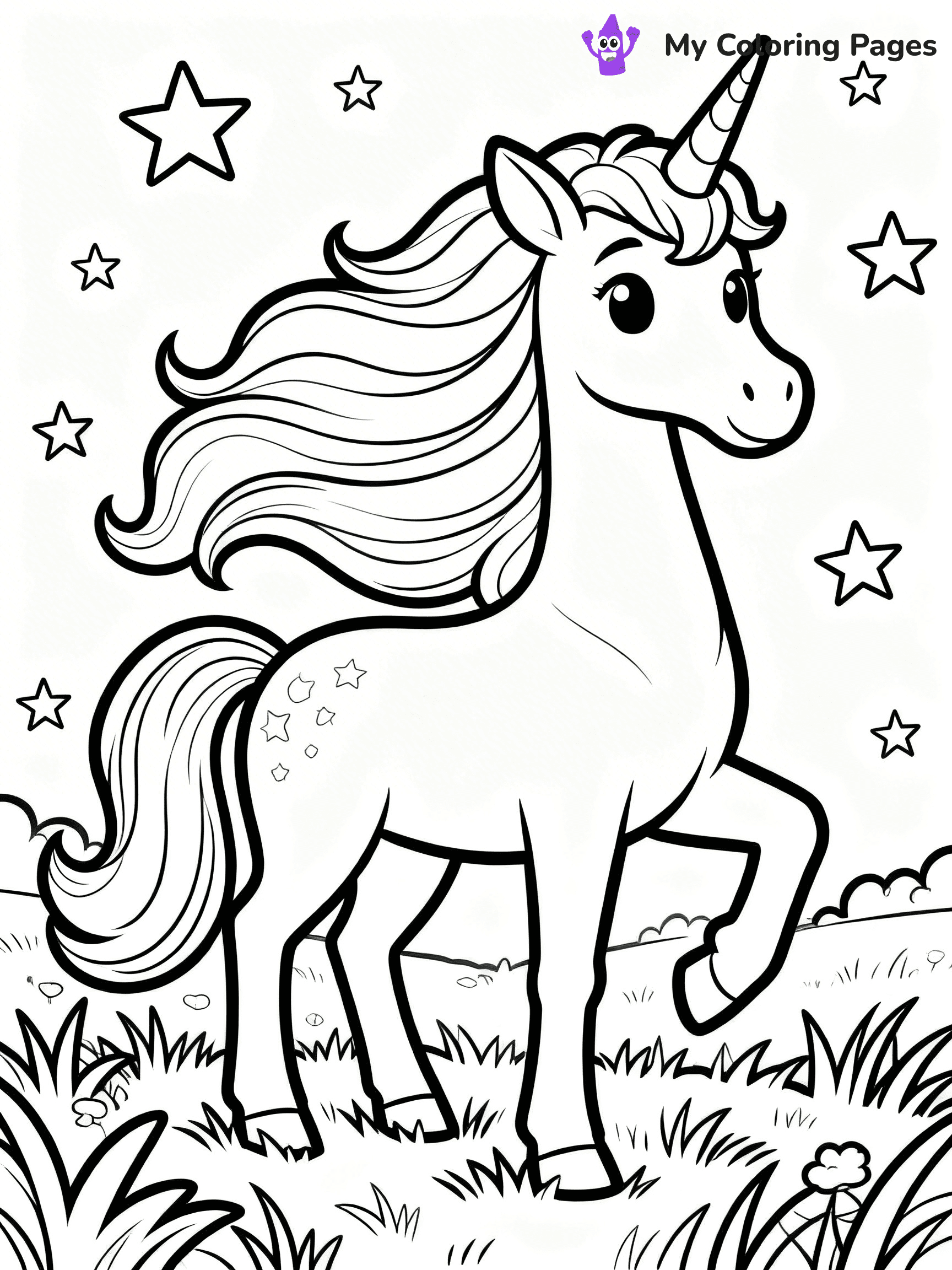 Violet Coloring Pages - 10