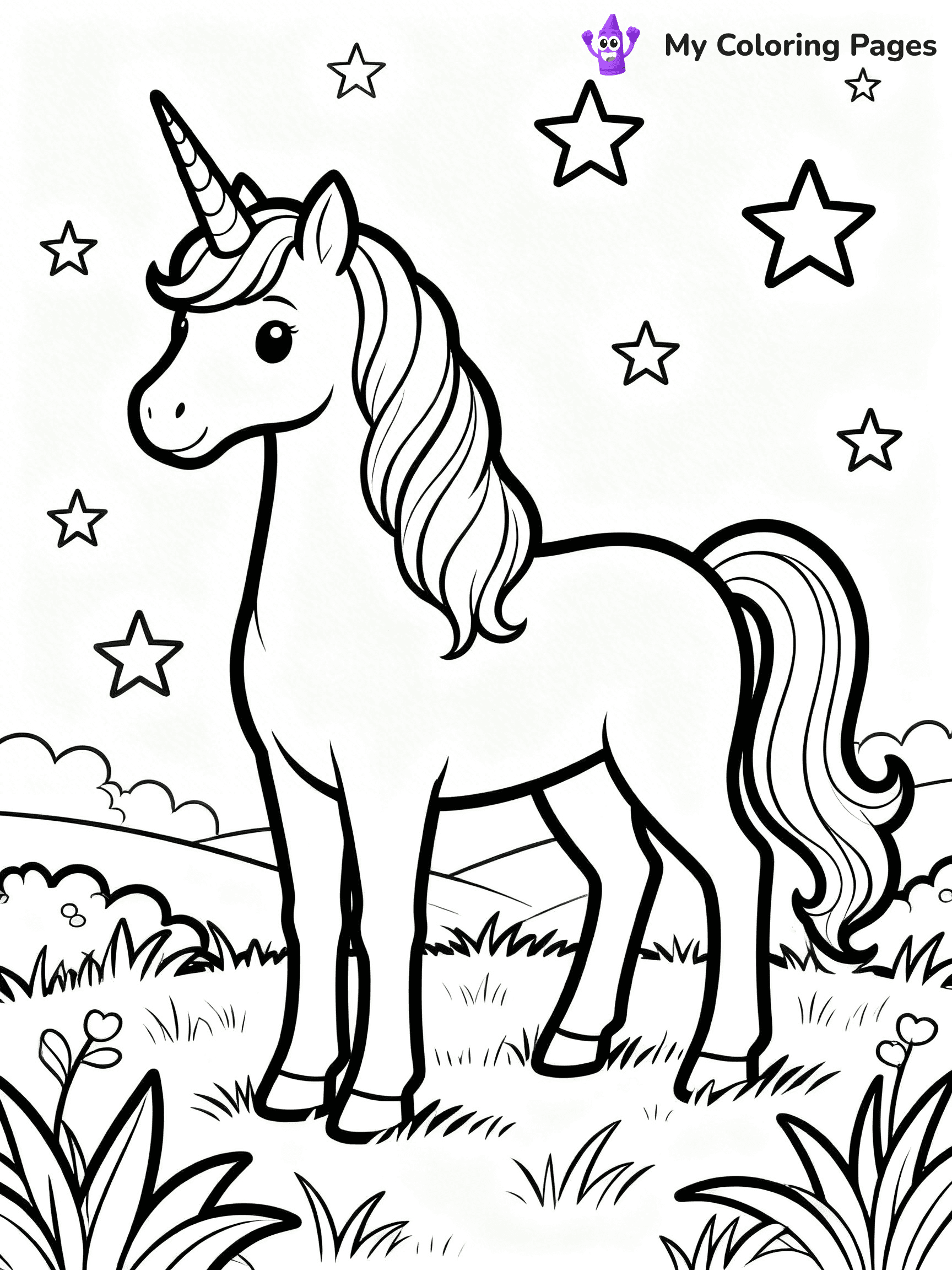 Violet Coloring Pages - 9