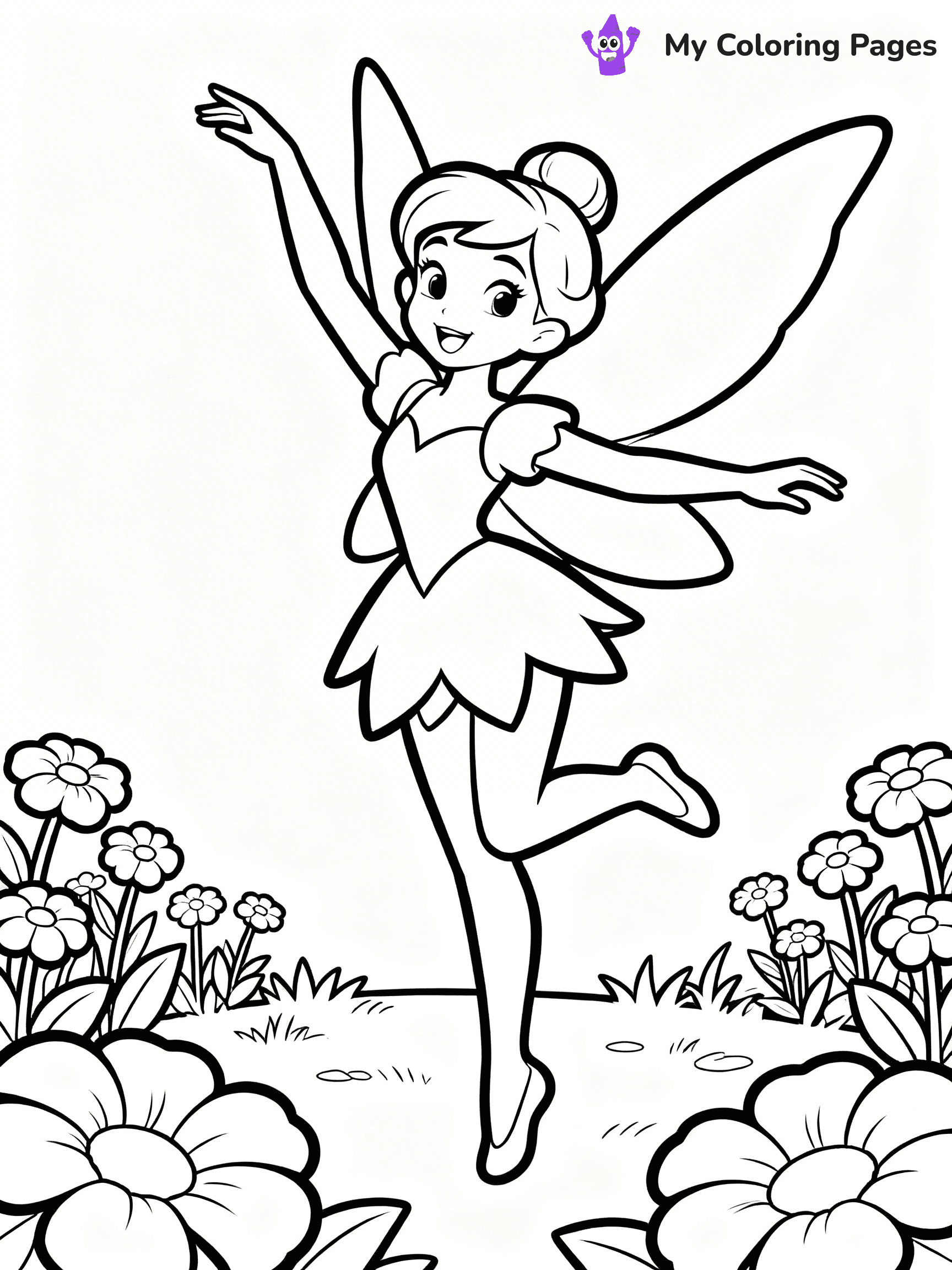 Violet Coloring Pages - 5