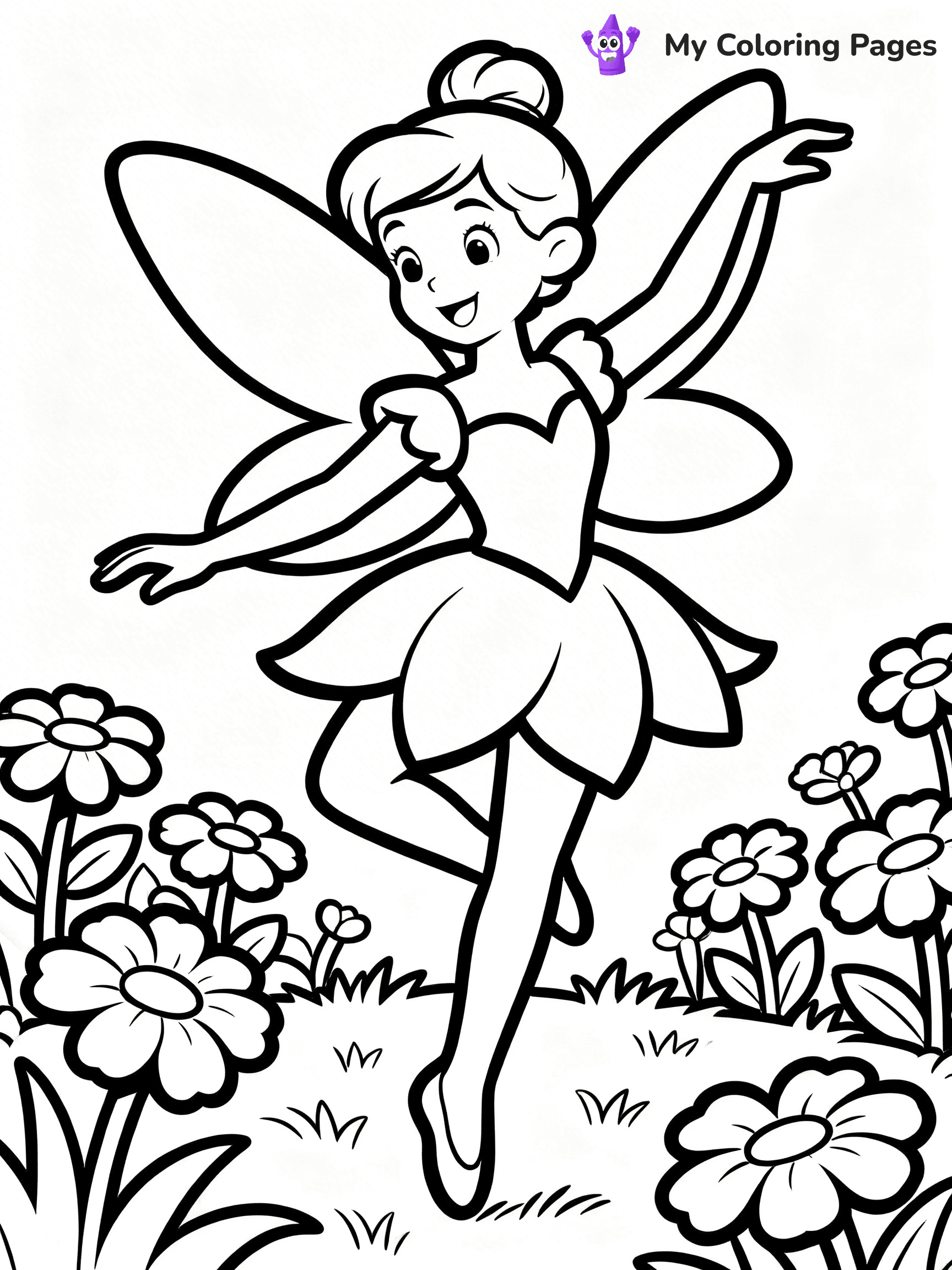 Violet Coloring Pages - 2