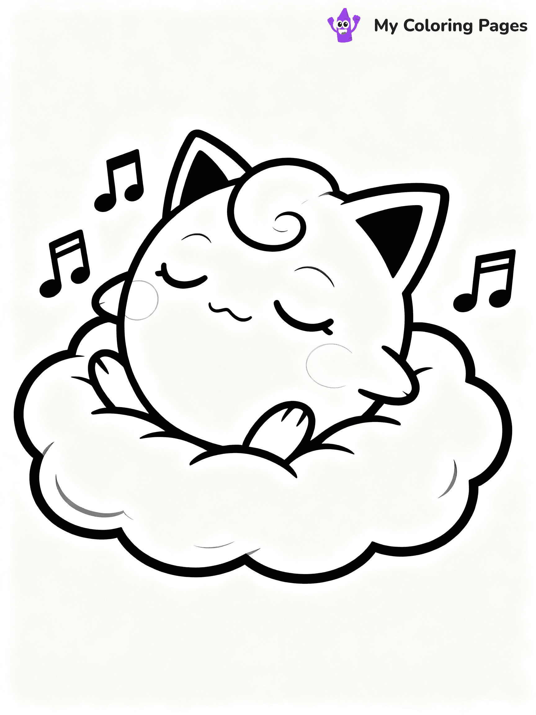 Jigglypuff Coloring Pages - 19