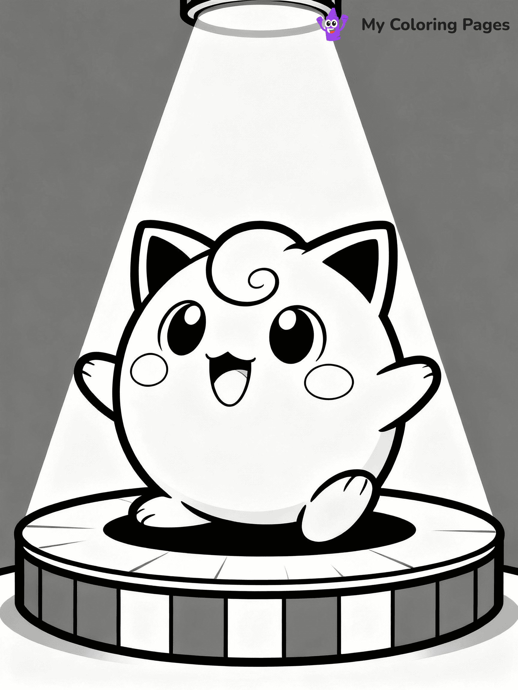 Jigglypuff Coloring Pages - 4