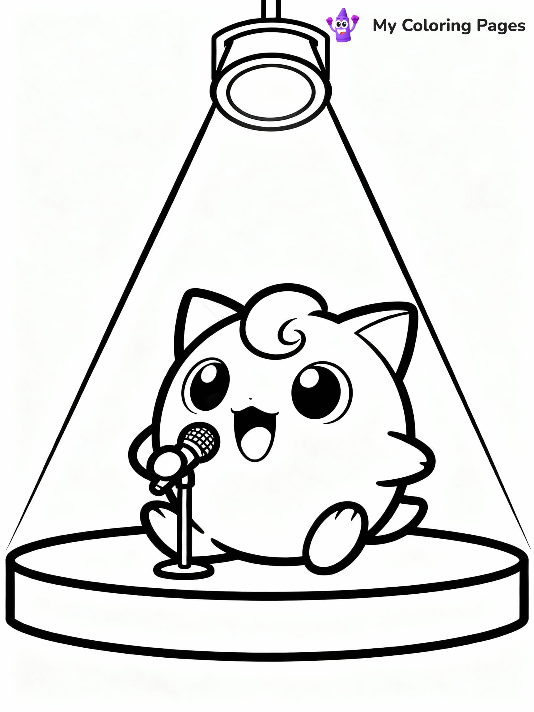 Jigglypuff Coloring Pages - 2