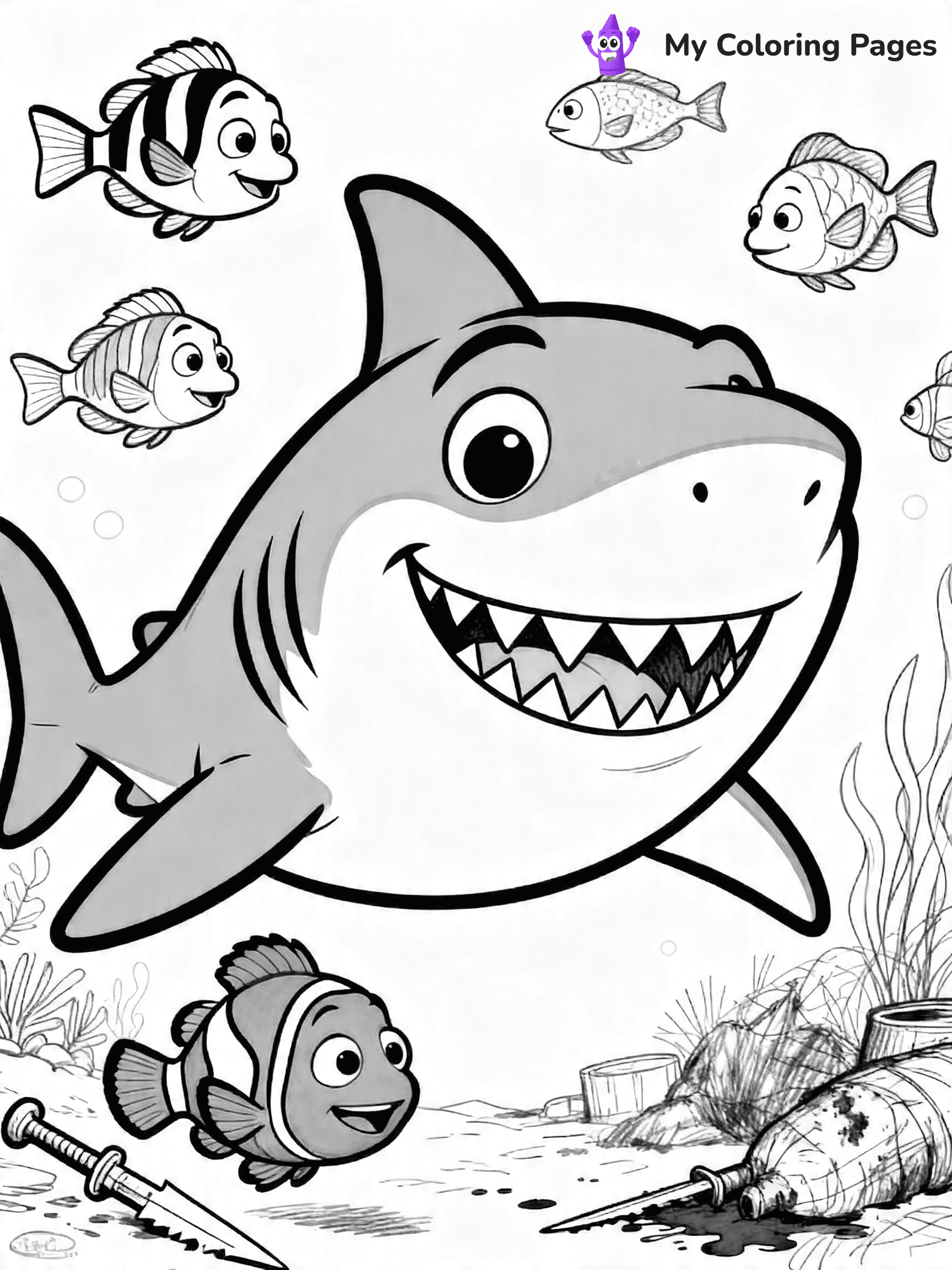 Nemo Coloring Pages - 23