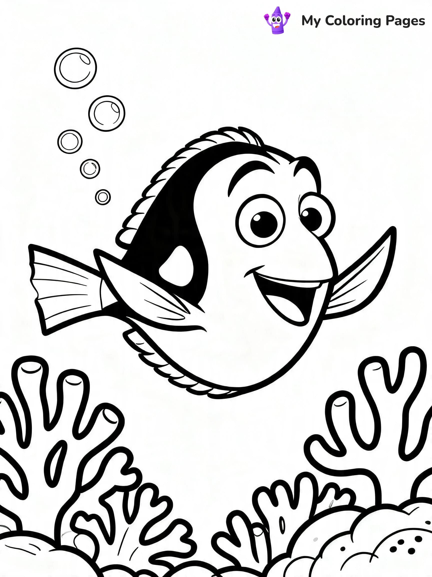 Nemo Coloring Pages - 1