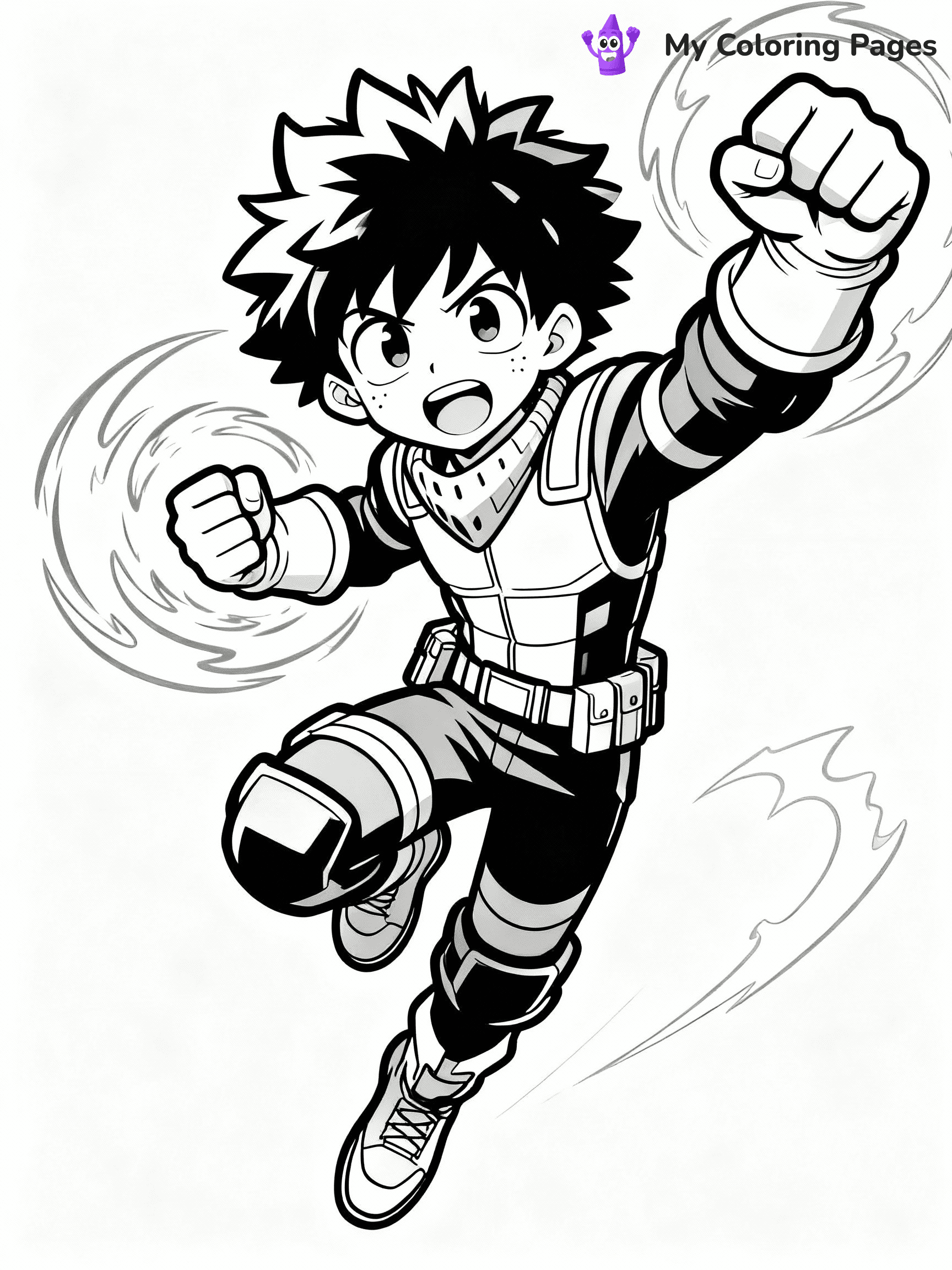 Deku Coloring Pages - 26