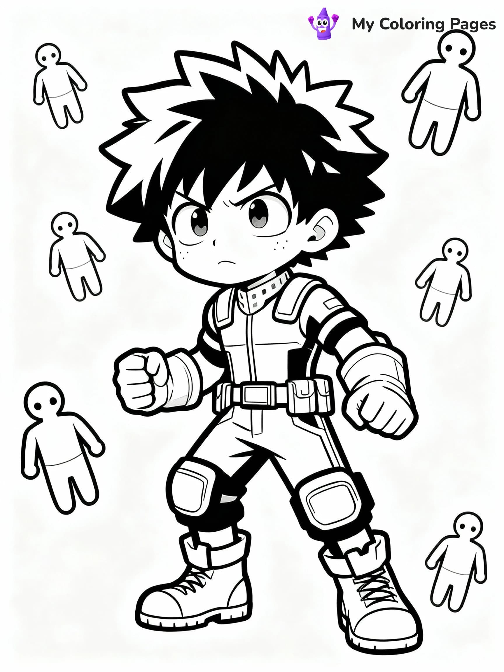 Deku Coloring Pages - 21