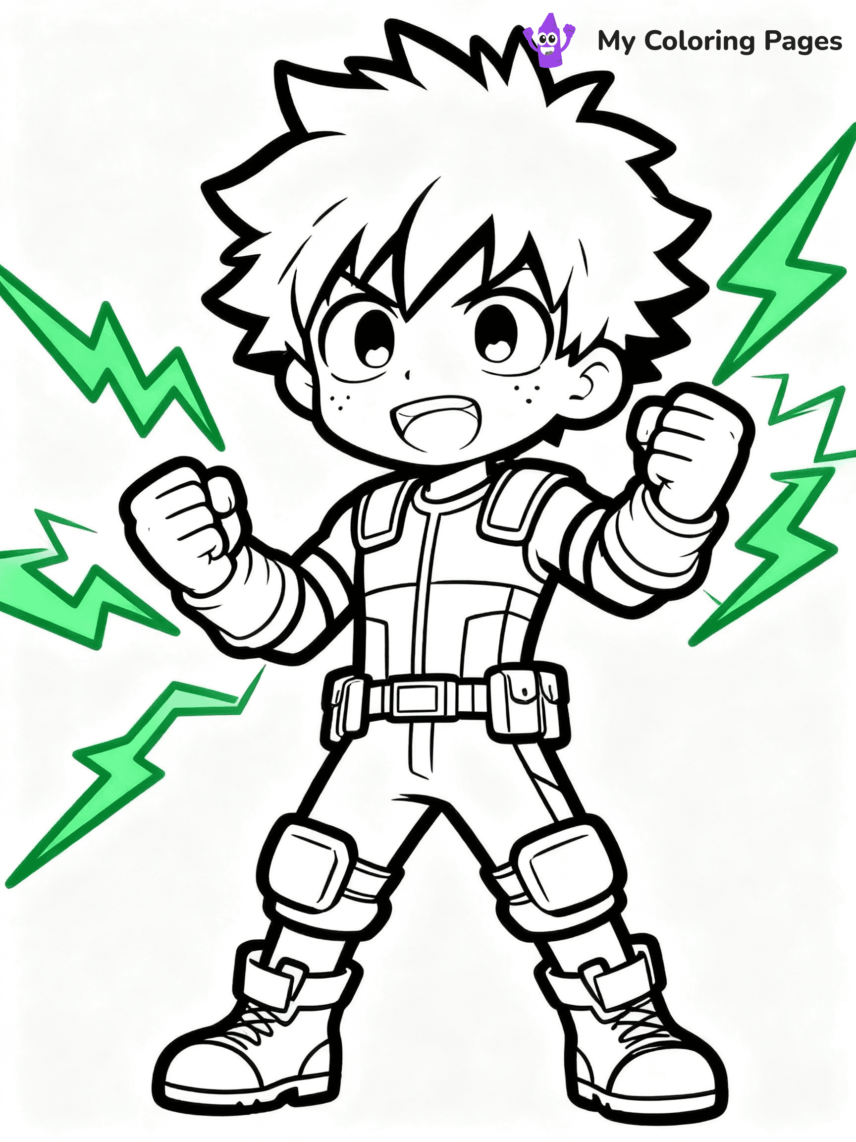 Deku Coloring Pages - 18