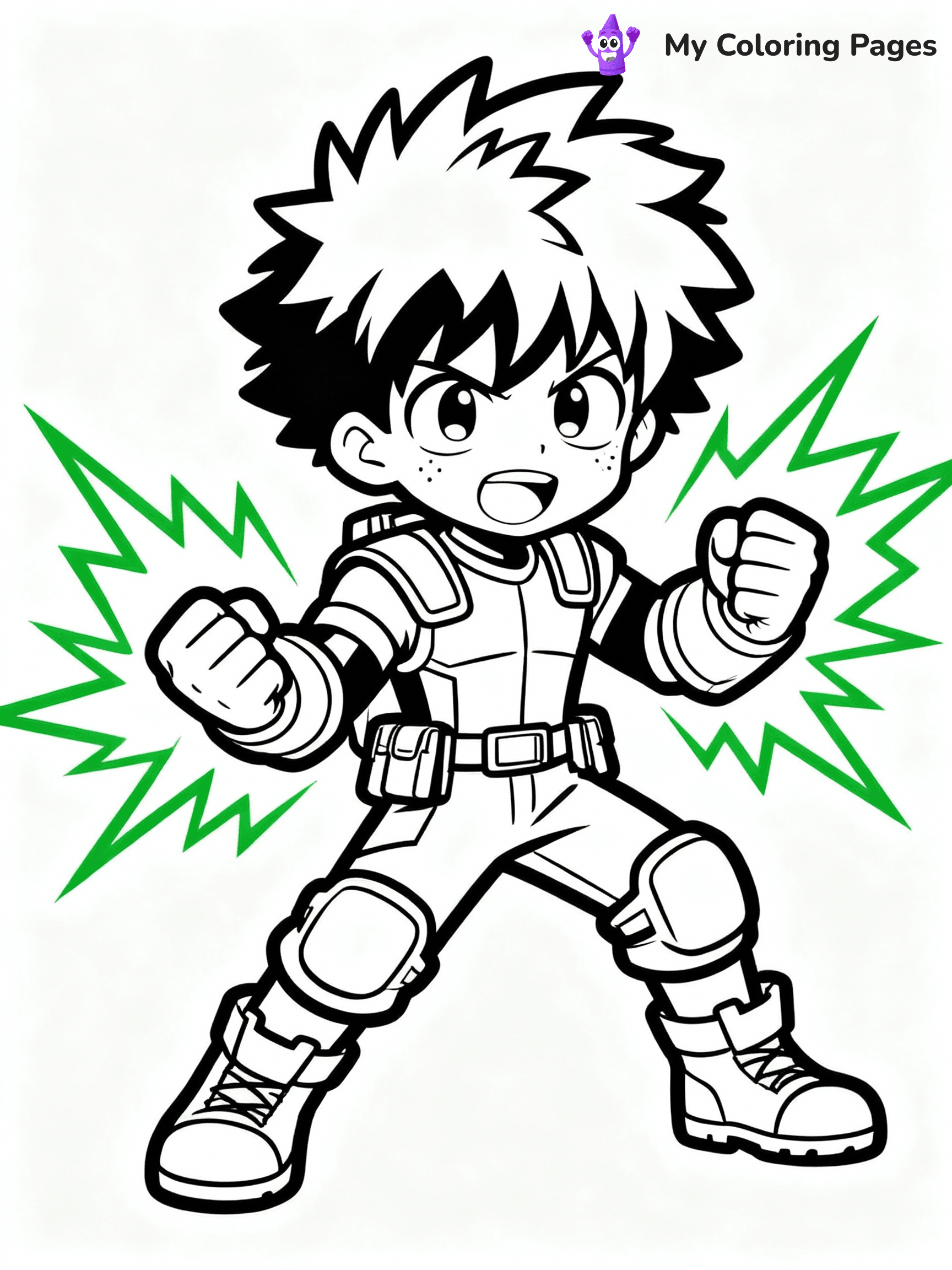 Deku Coloring Pages - 15