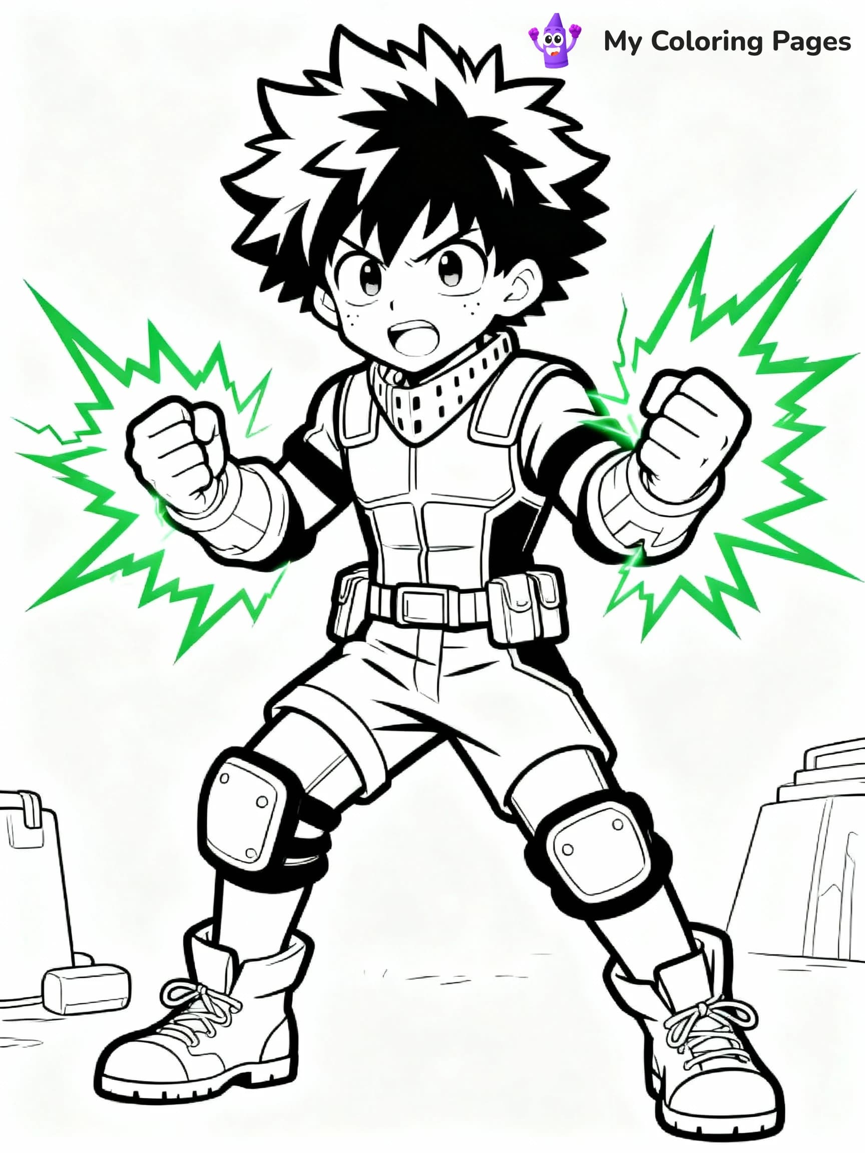 Deku Coloring Pages - 13