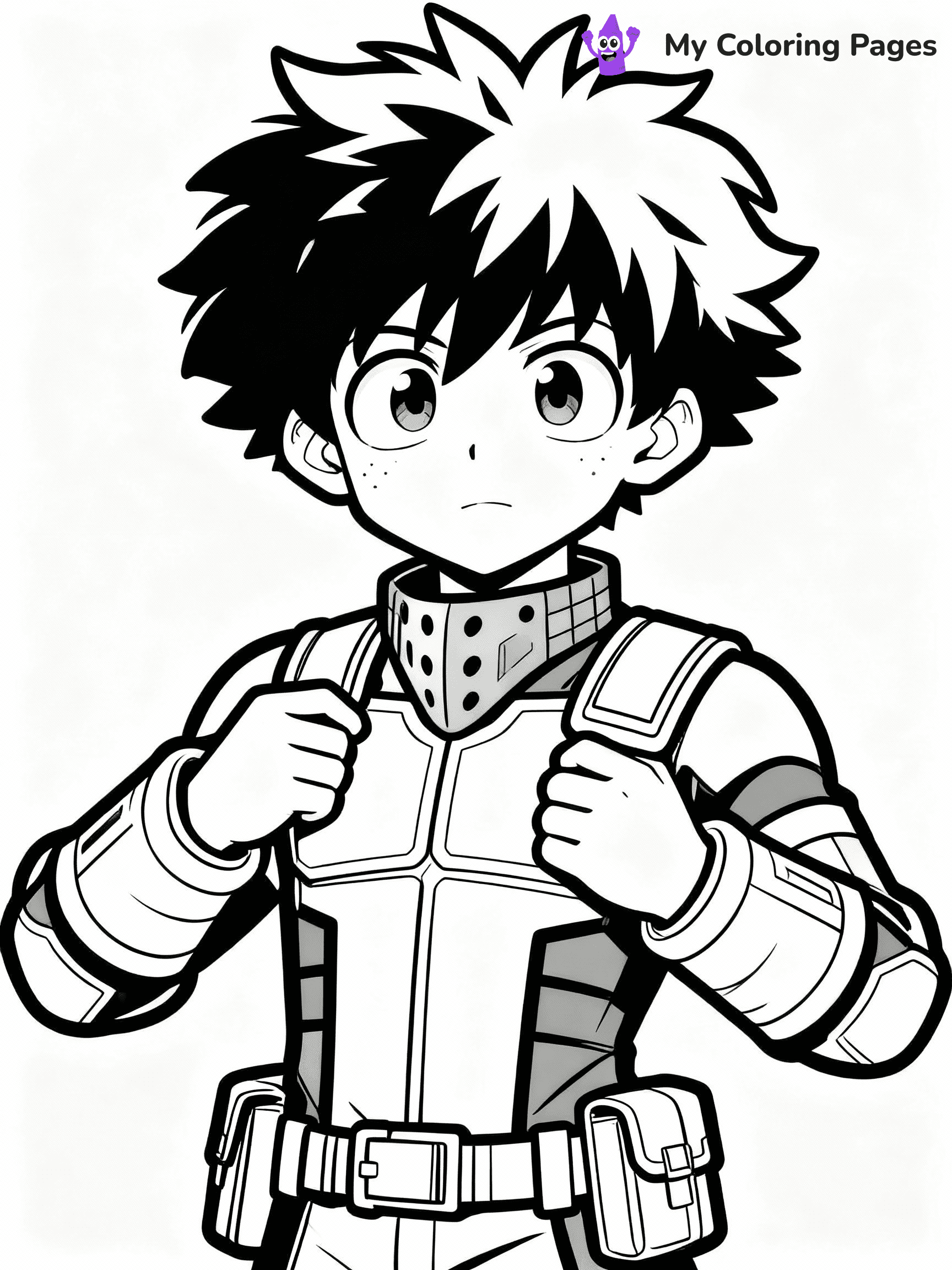 Deku Coloring Pages - 12