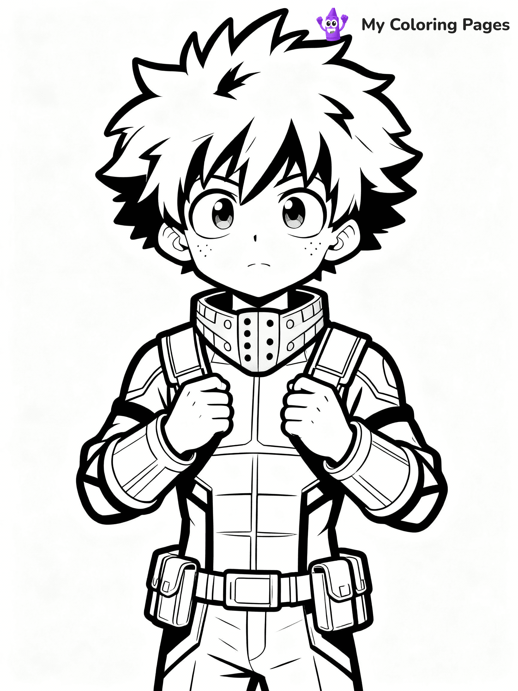 Deku Coloring Pages - 11