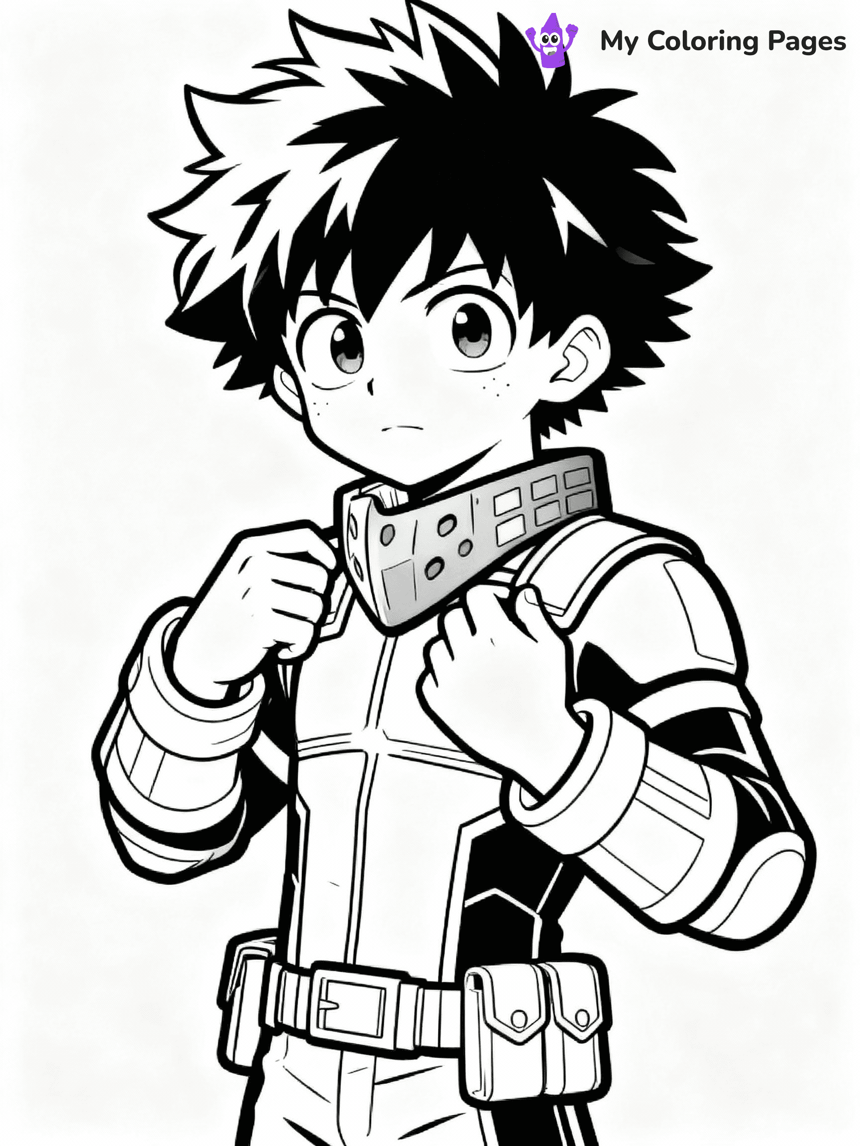 Deku Coloring Pages - 9