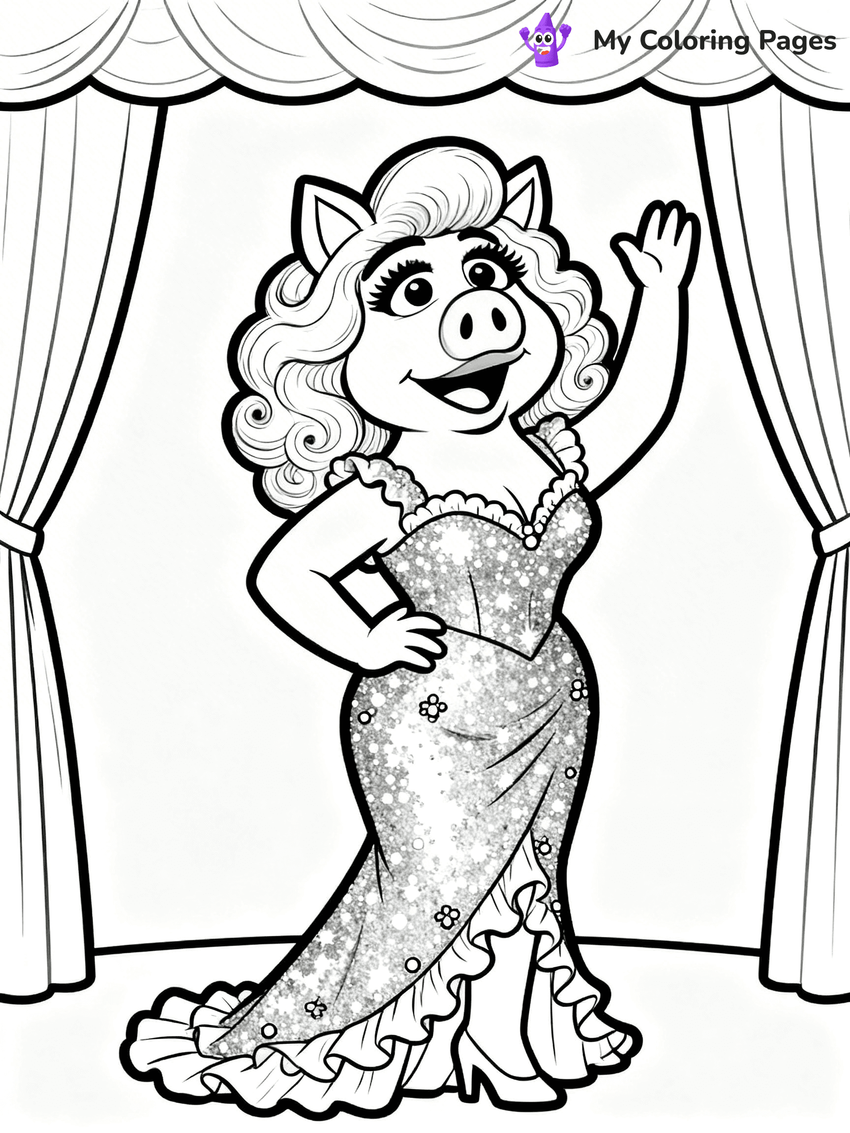 Muppets Coloring Pages - 16