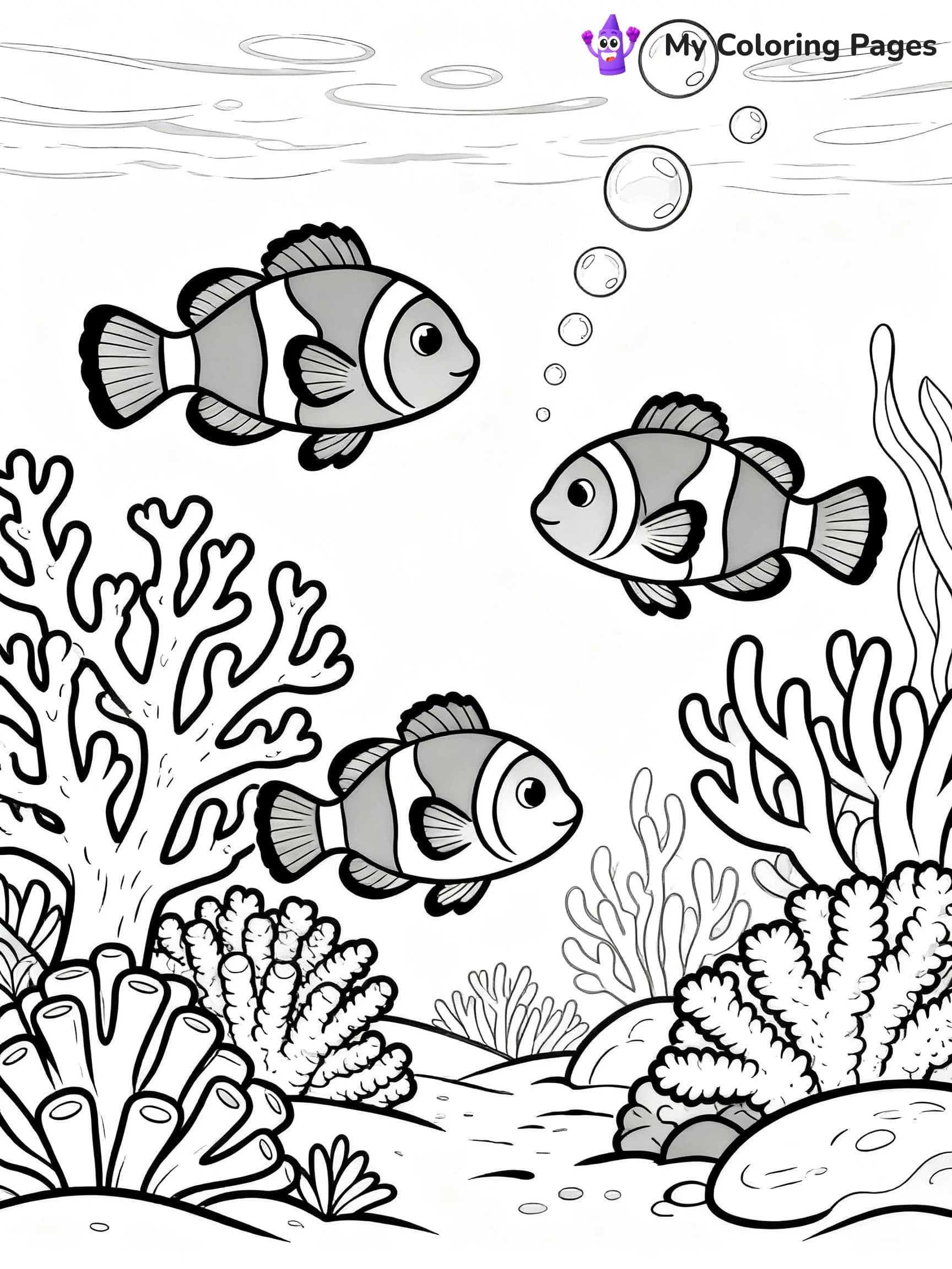 Clownfish Coloring Pages - 21