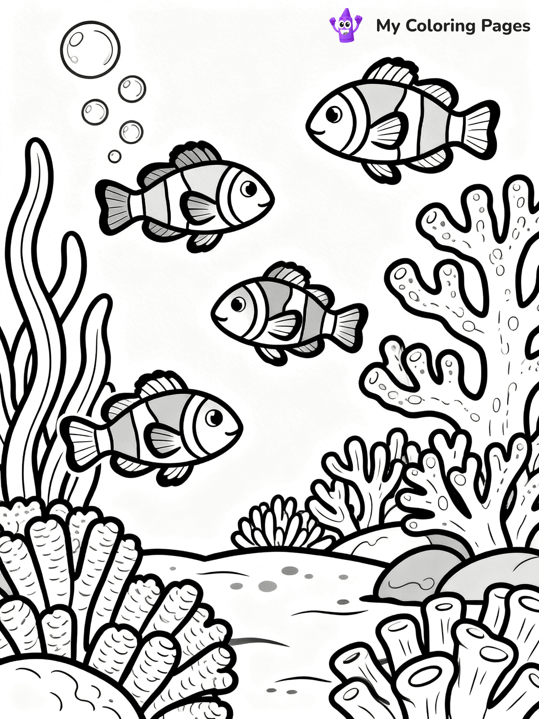 Clownfish Coloring Pages - 20