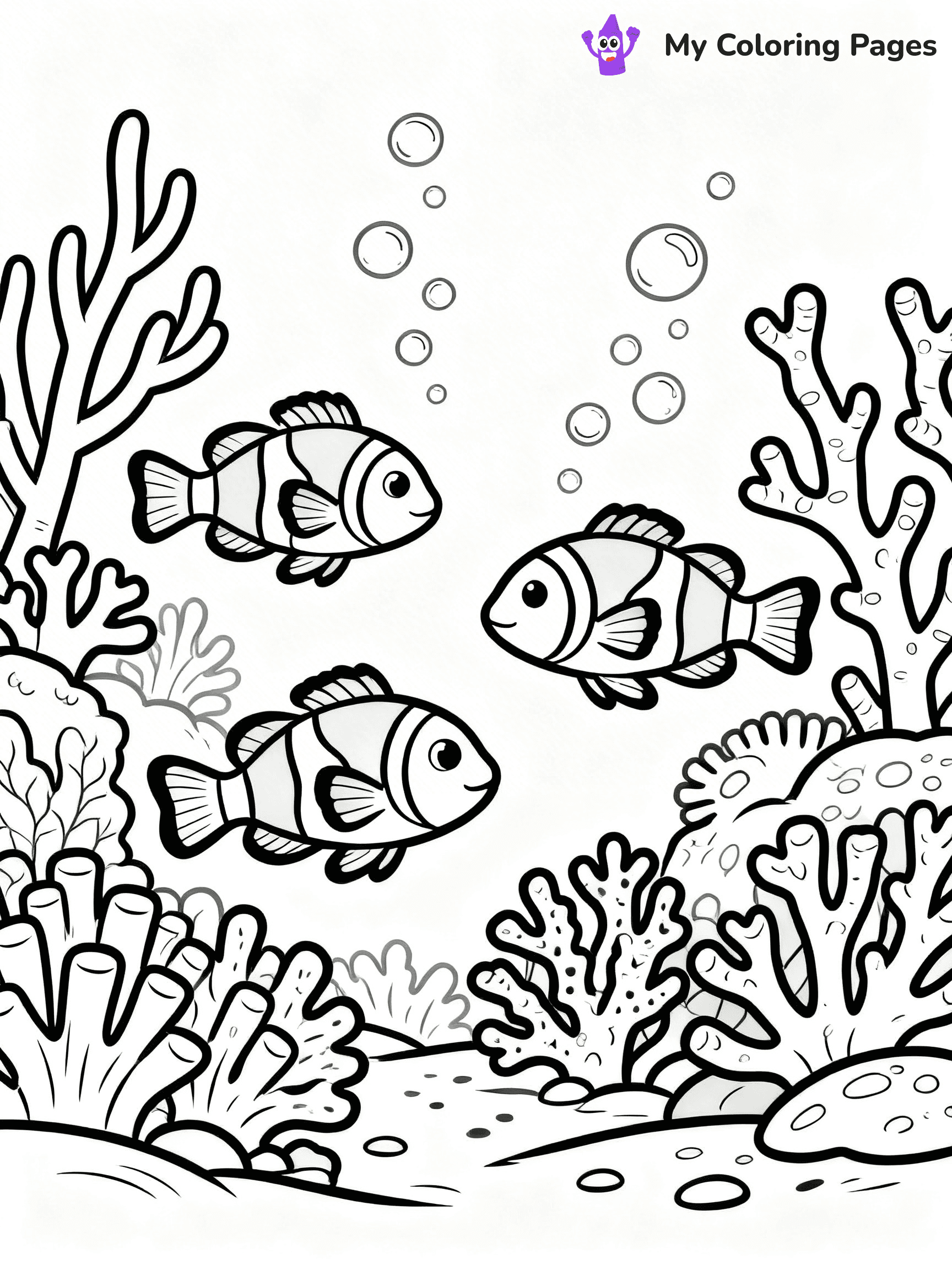 Clownfish Coloring Pages - 19