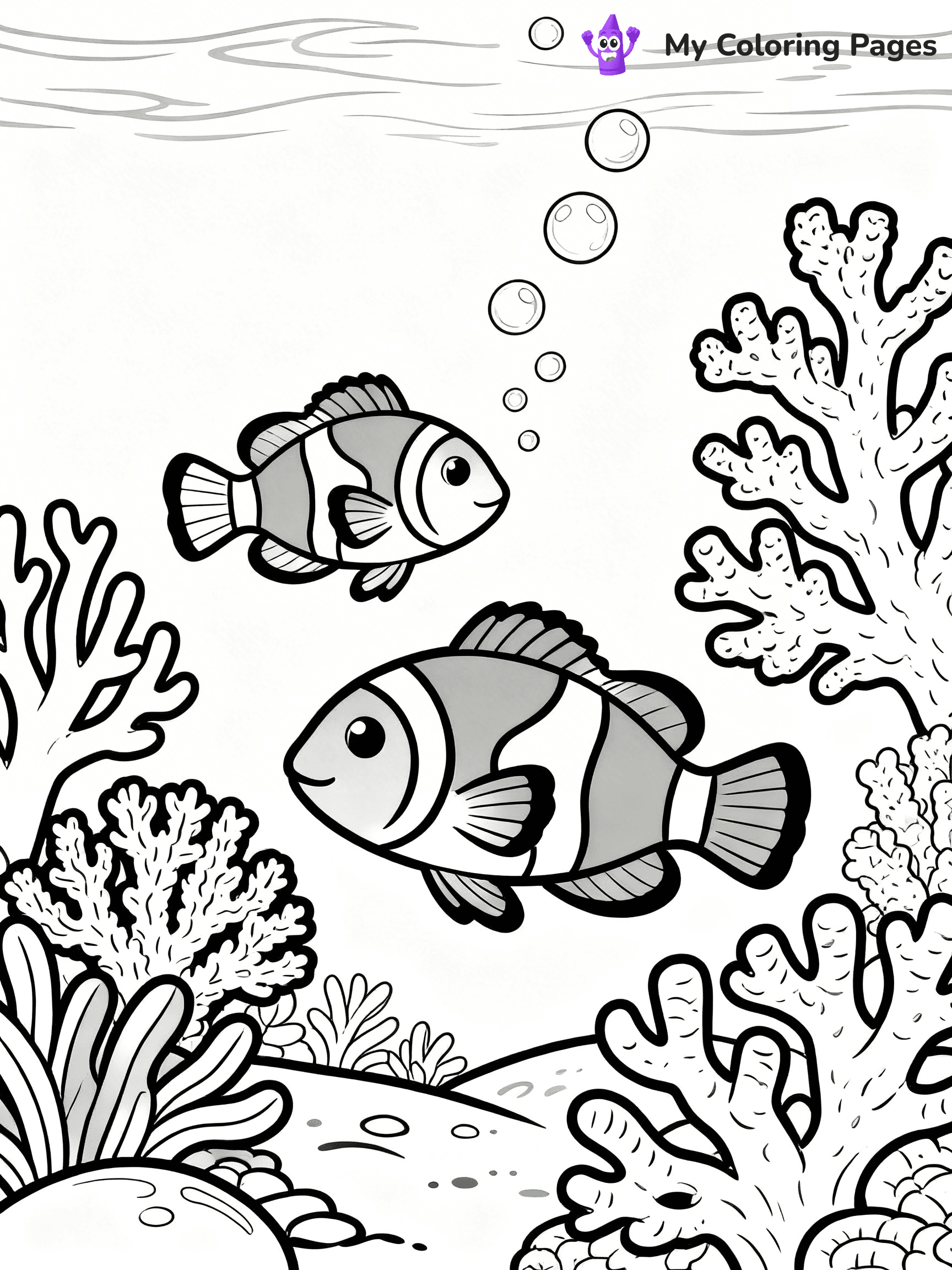 Clownfish Coloring Pages - 18